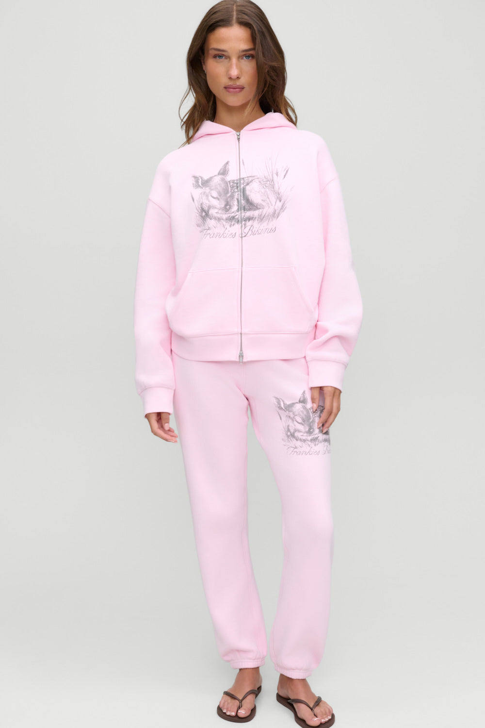 Ventura Terry Zip Up Hoodie  Blushing