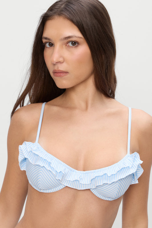 Product-Hover--Venus Underwire Bikini Top - Saltwater Stripe