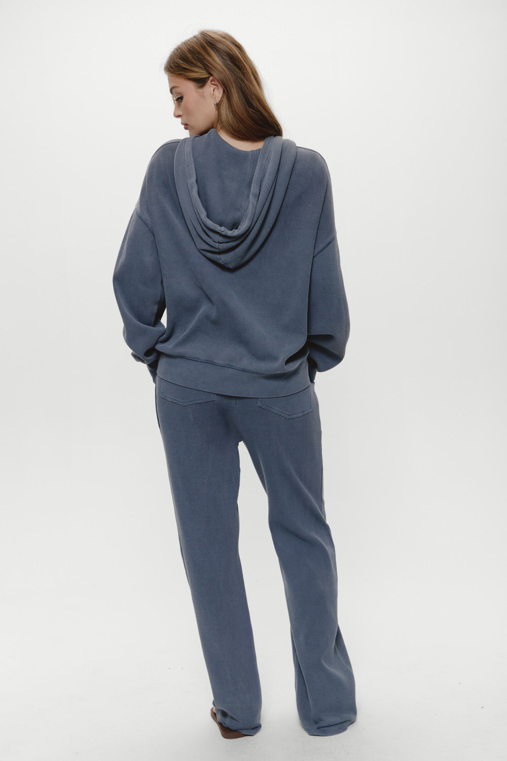 Weekend Thermal Hoodie  Shadow Blue