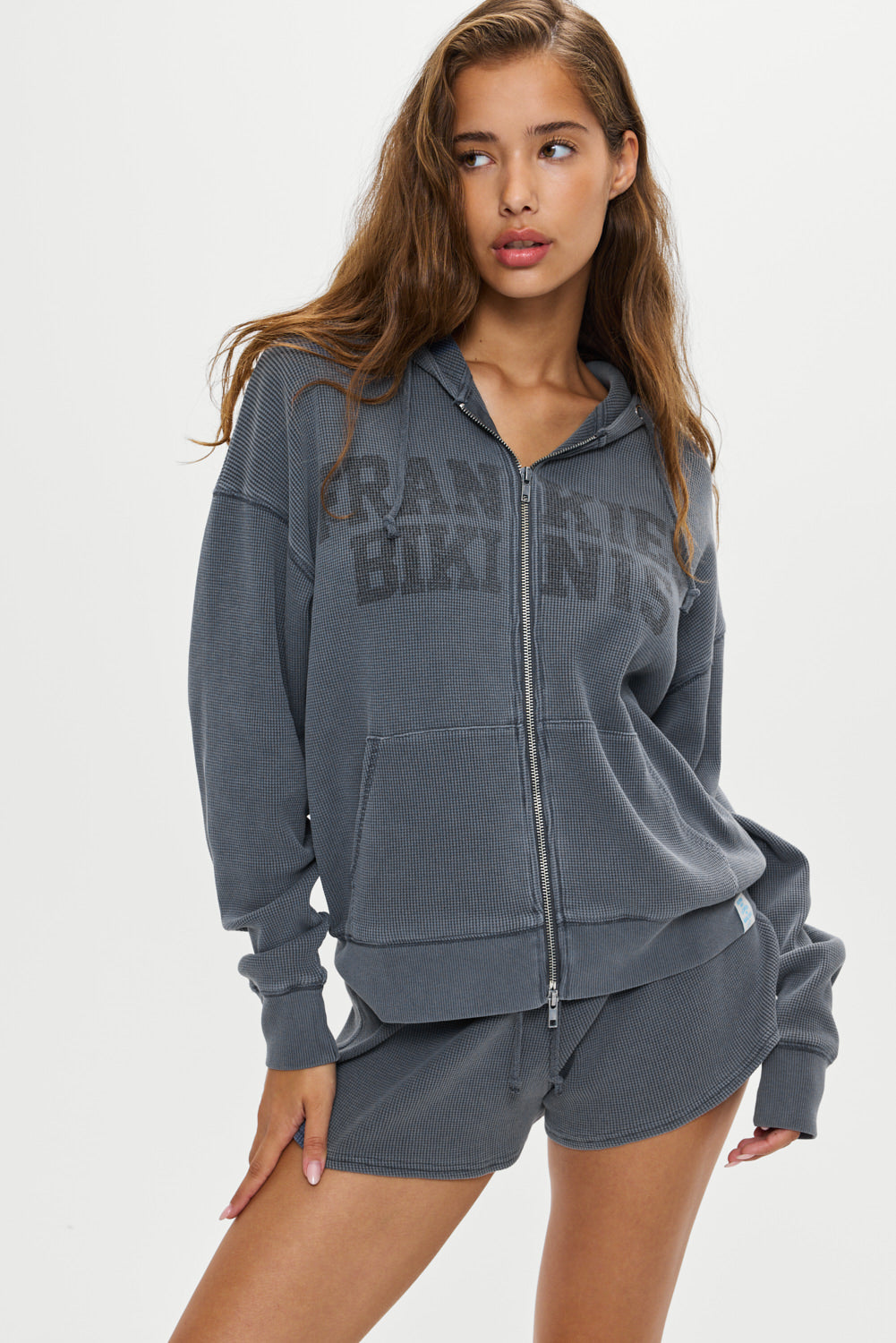 Weekend Thermal Hoodie  Shadow Blue
