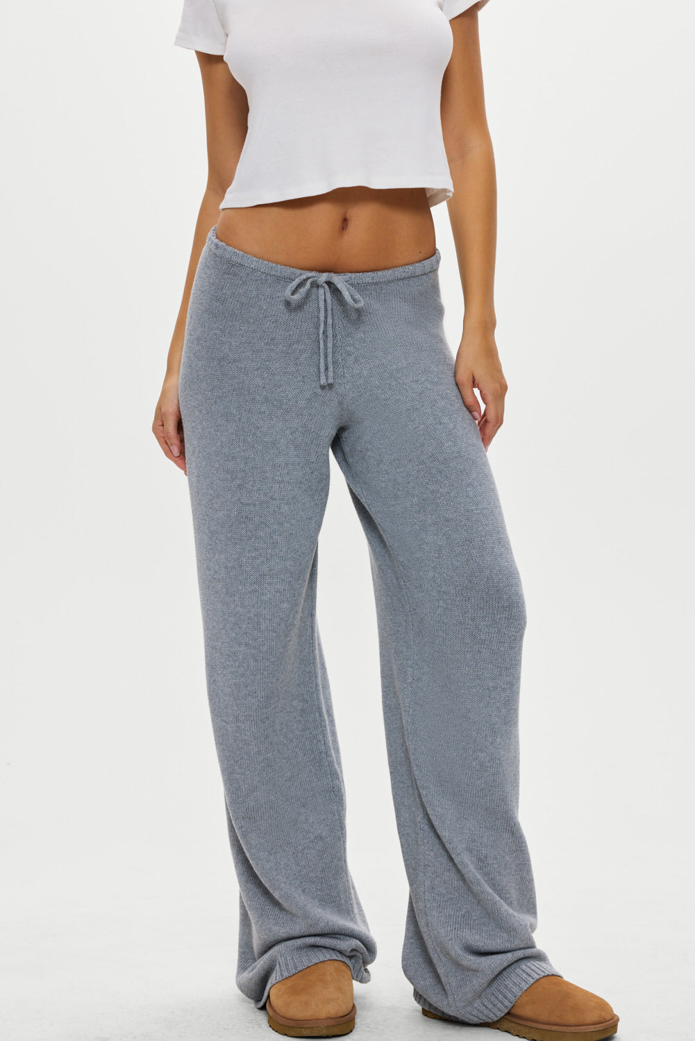 Wesley Knit Pants  Rain Cloud