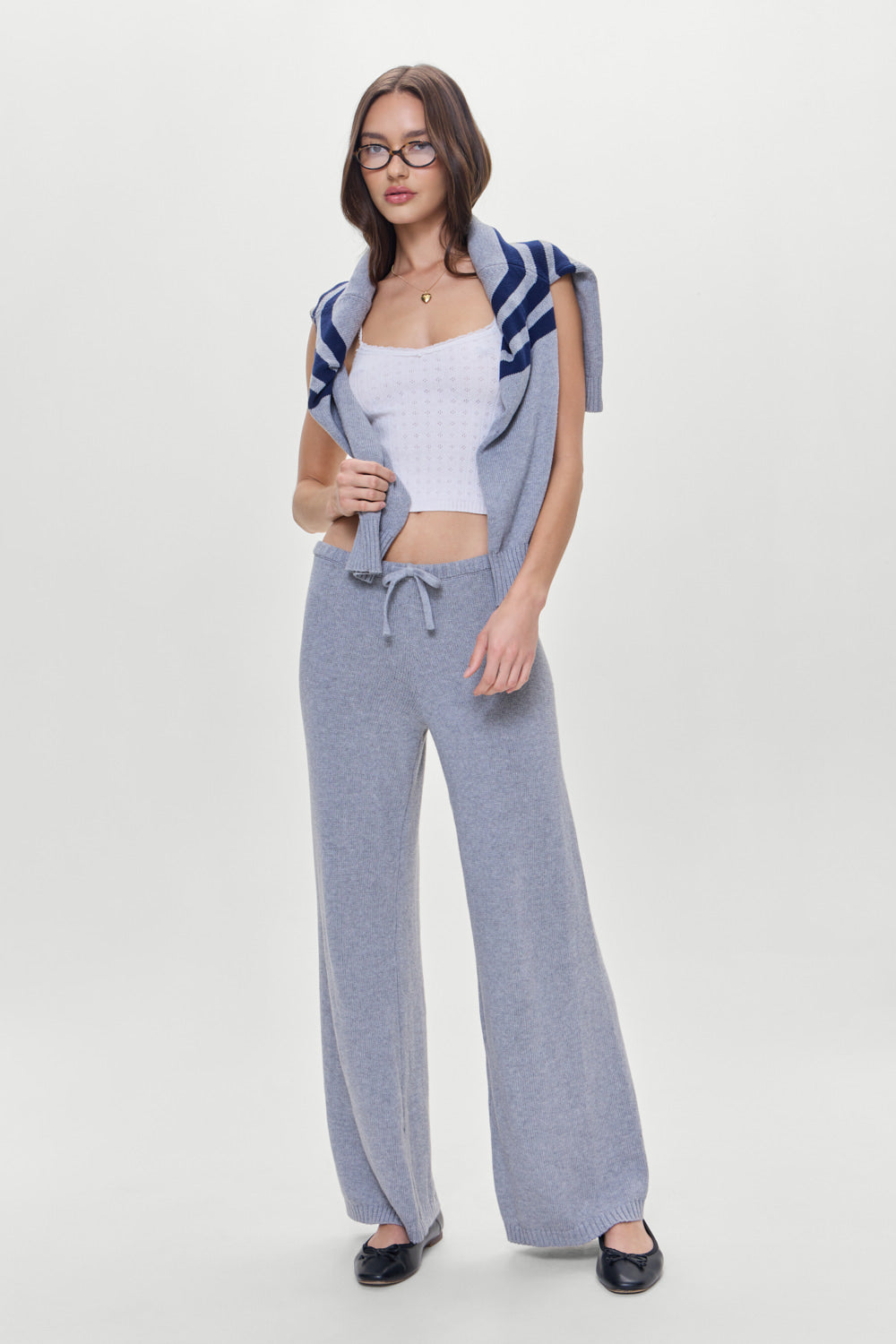 Wesley Knit Pants  Rain Cloud