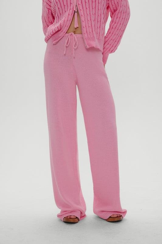 Product-Hover--Wesley Knit Pants - Sweetheart