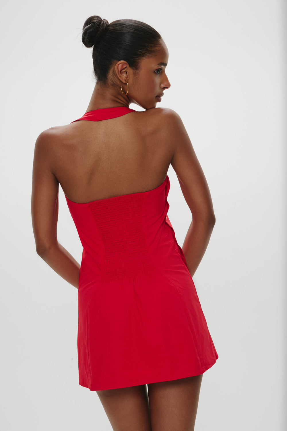 West Cotton Wrap Mini Dress - Barn Dance
