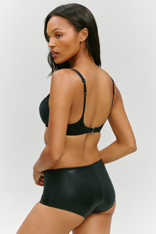 Product-Hover--x KHY Zuma Metallic Swim Short - Black Chrome