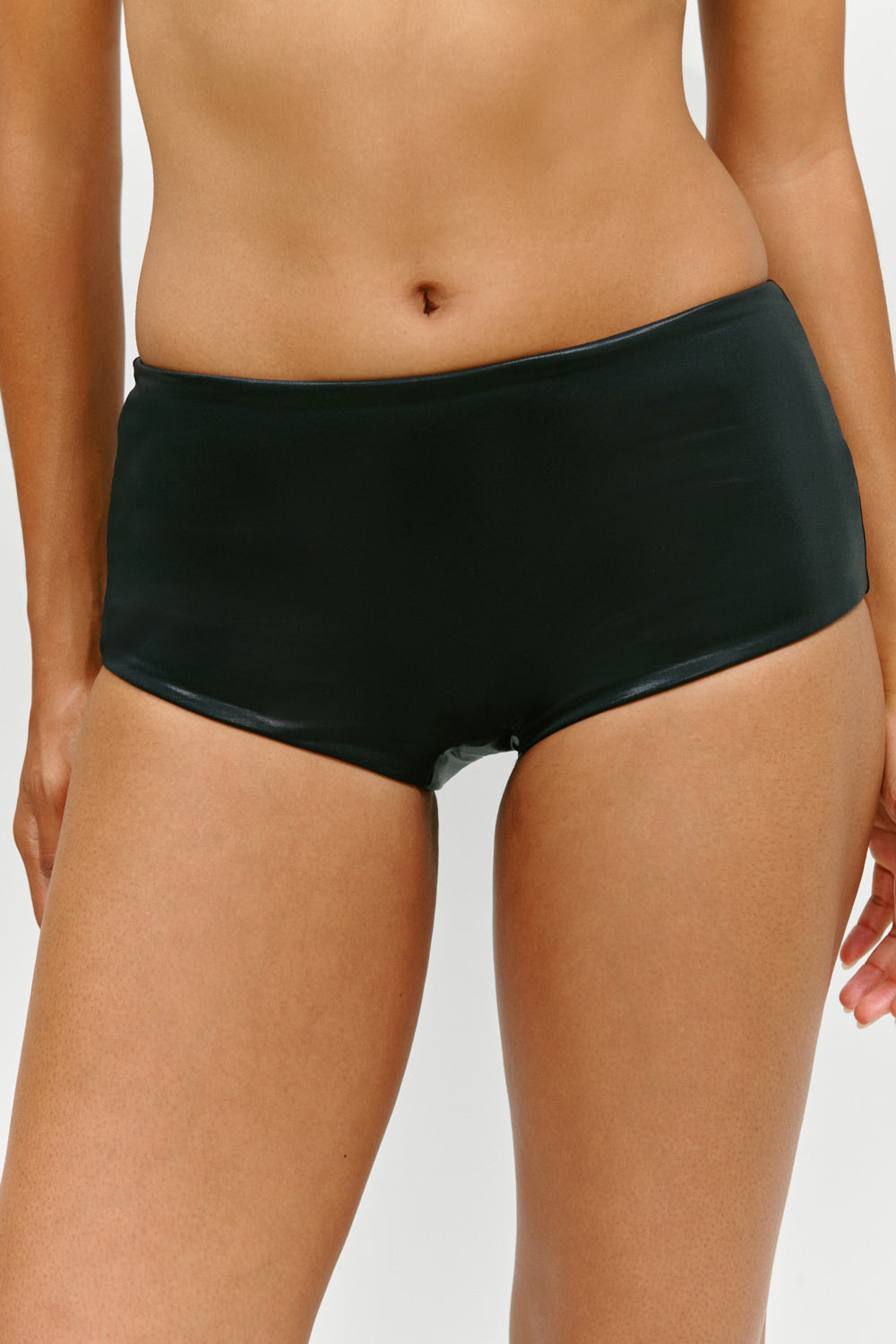 x KHY Zuma Metallic Swim Short  Black Chrome