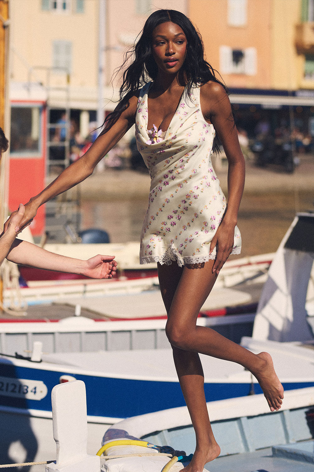 Frankies Bikinis - Chloe Silk Mini Dress