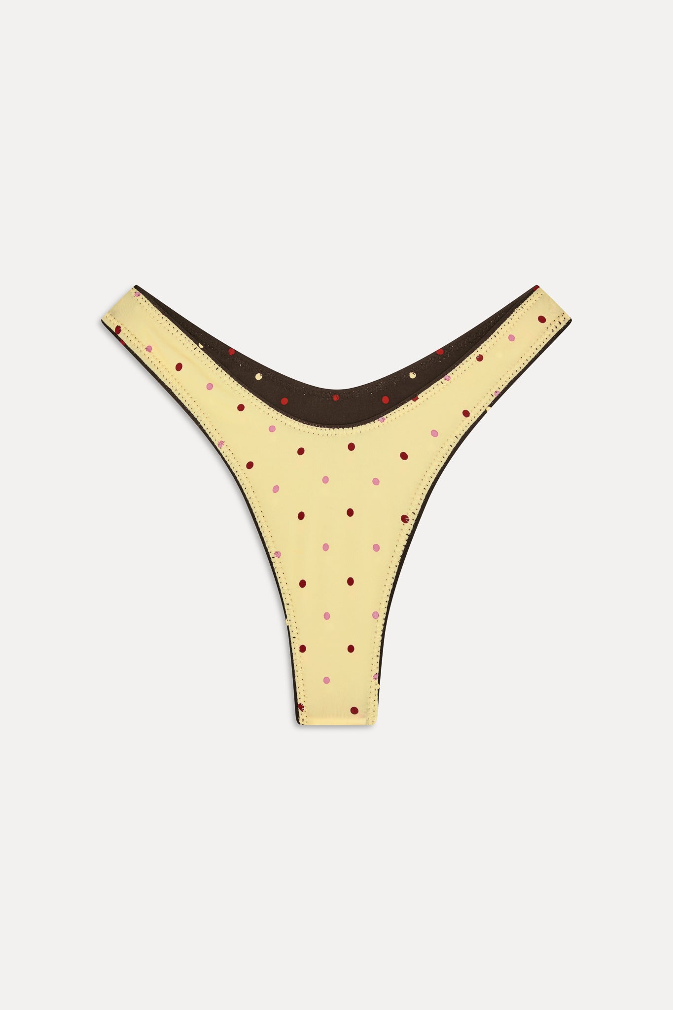 Full Moon Reversible Satin Bikini Bottom  Honey Bug