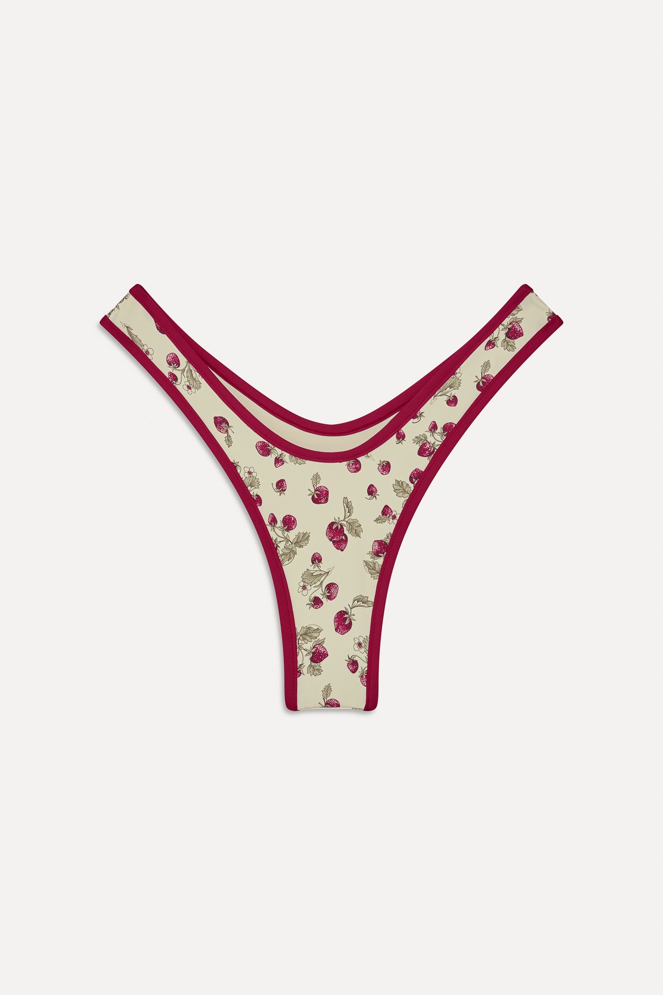 Full Moon Micro Bikini Bottom  Strawberry Field