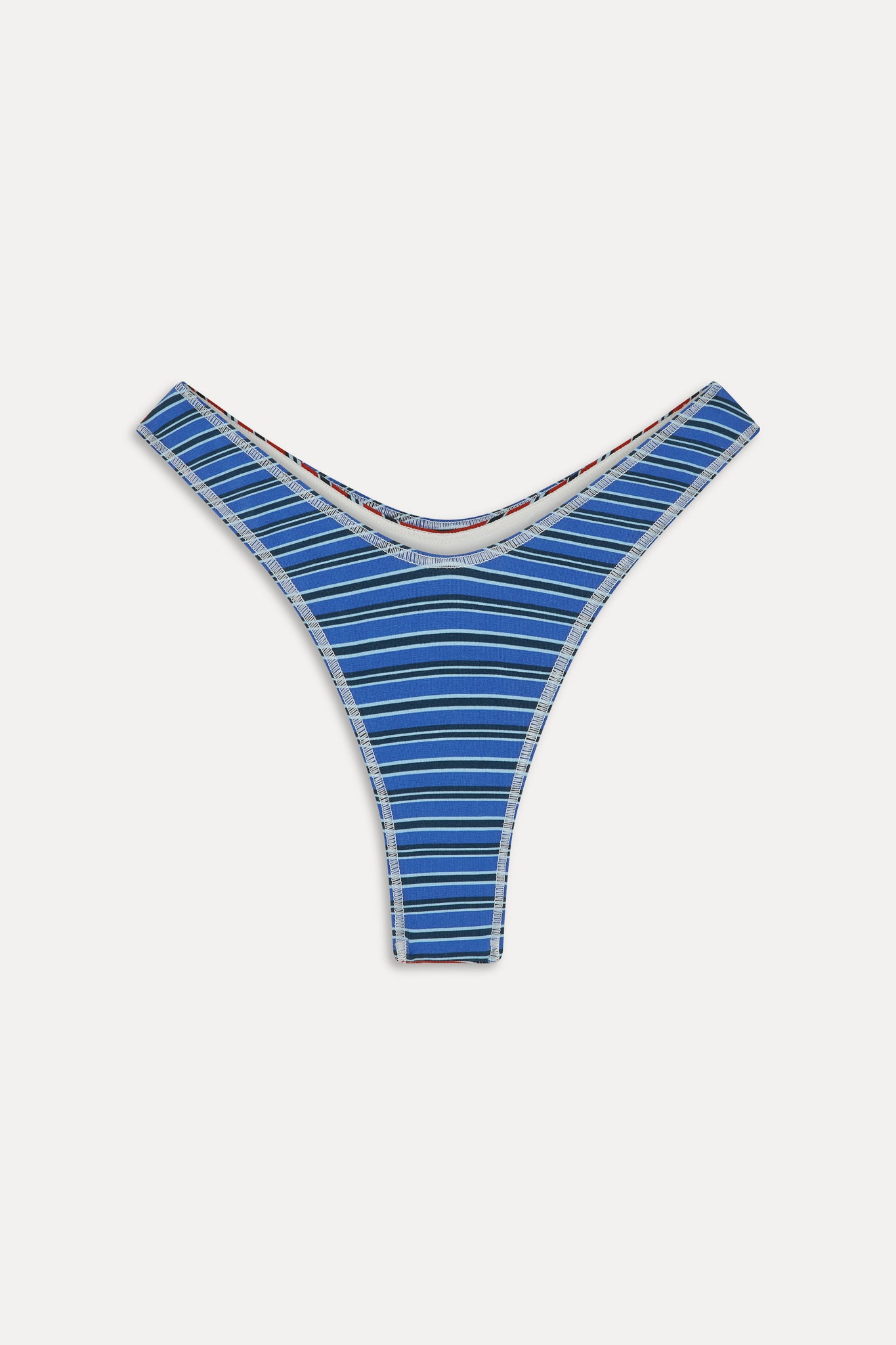 Full Moon Micro Bikini Bottom  Summer Stripe