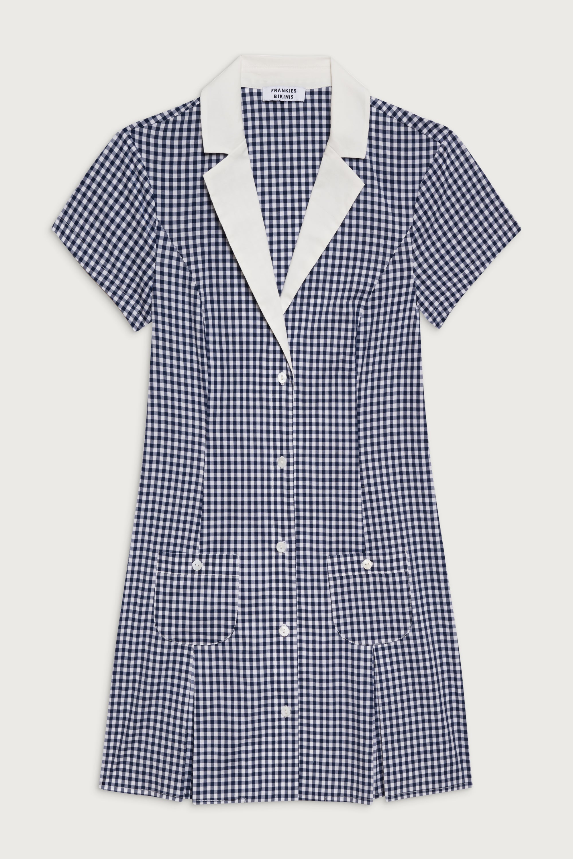 Garden Gingham Mini Dress - Seaside Gingham Garden Gingham Mini Dress - Seaside Gingham