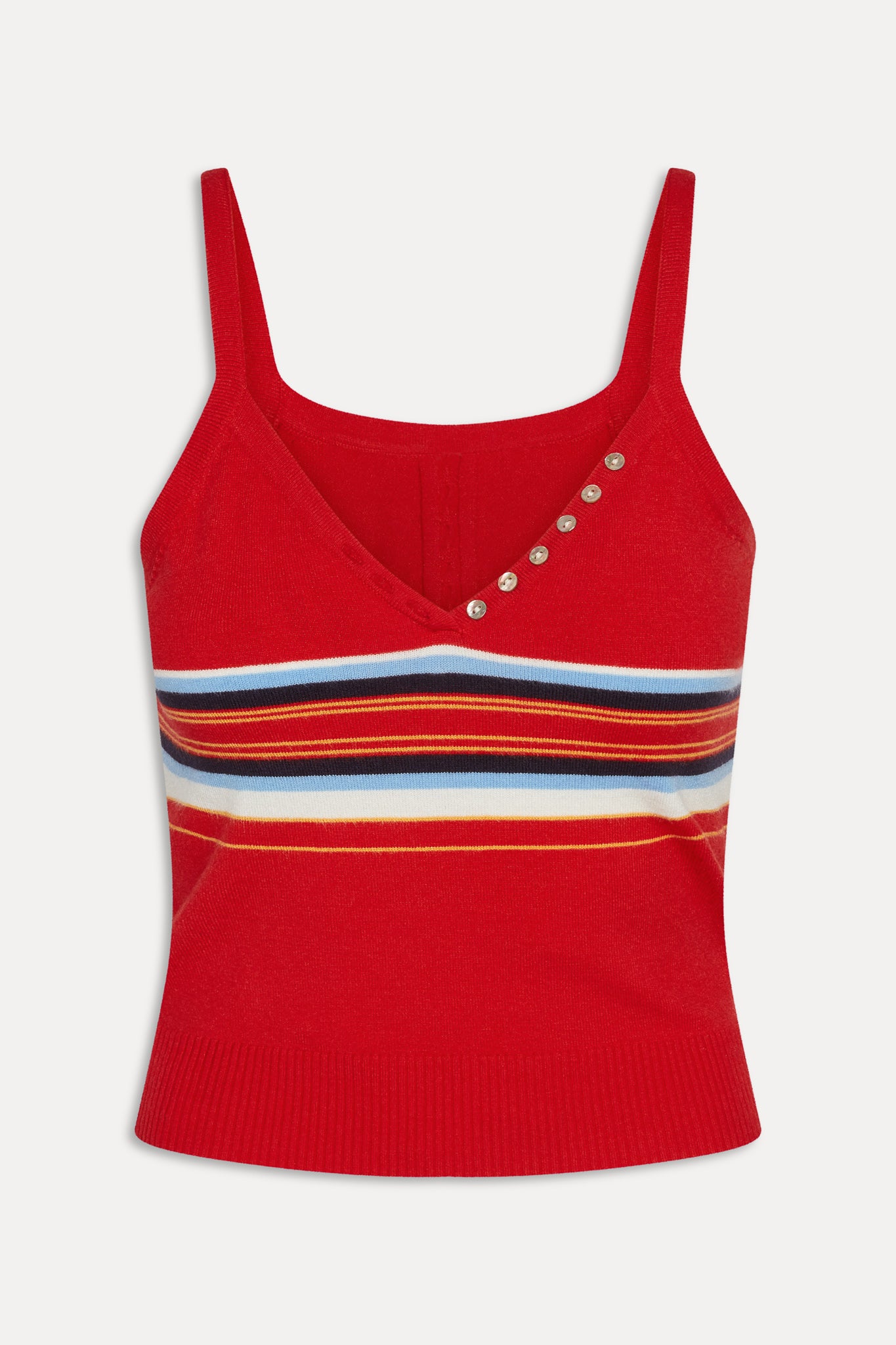 Graham Knit Tank  Ember Stripe