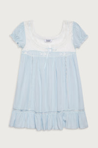 Harmony Mini Dress - Blue Porcelain