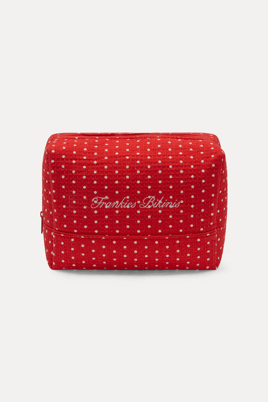 Product--Holiday Cosmetic Bag - Holiday Dot