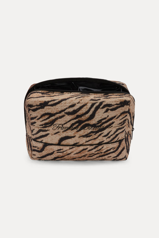 Product-Hover--Holiday Cosmetic Bag - Tiger
