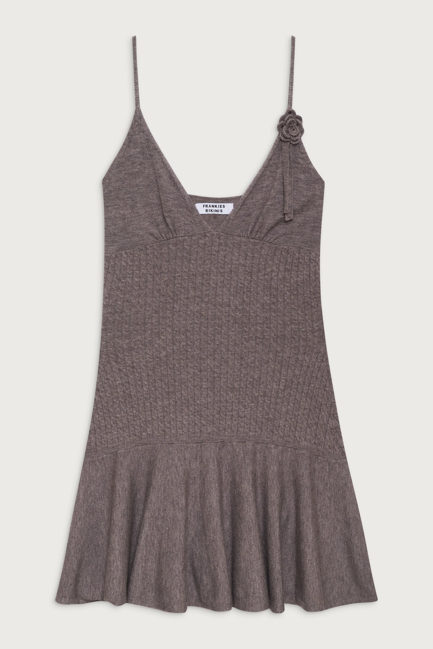 Houston Cable Cloud Knit Dress - Dark Pearl