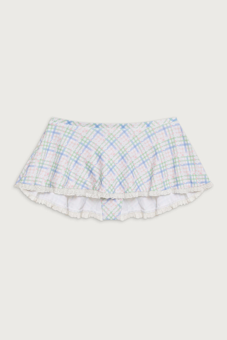 x DJERF AVENUE Izabella Swim Skirt Cottage Meadow
