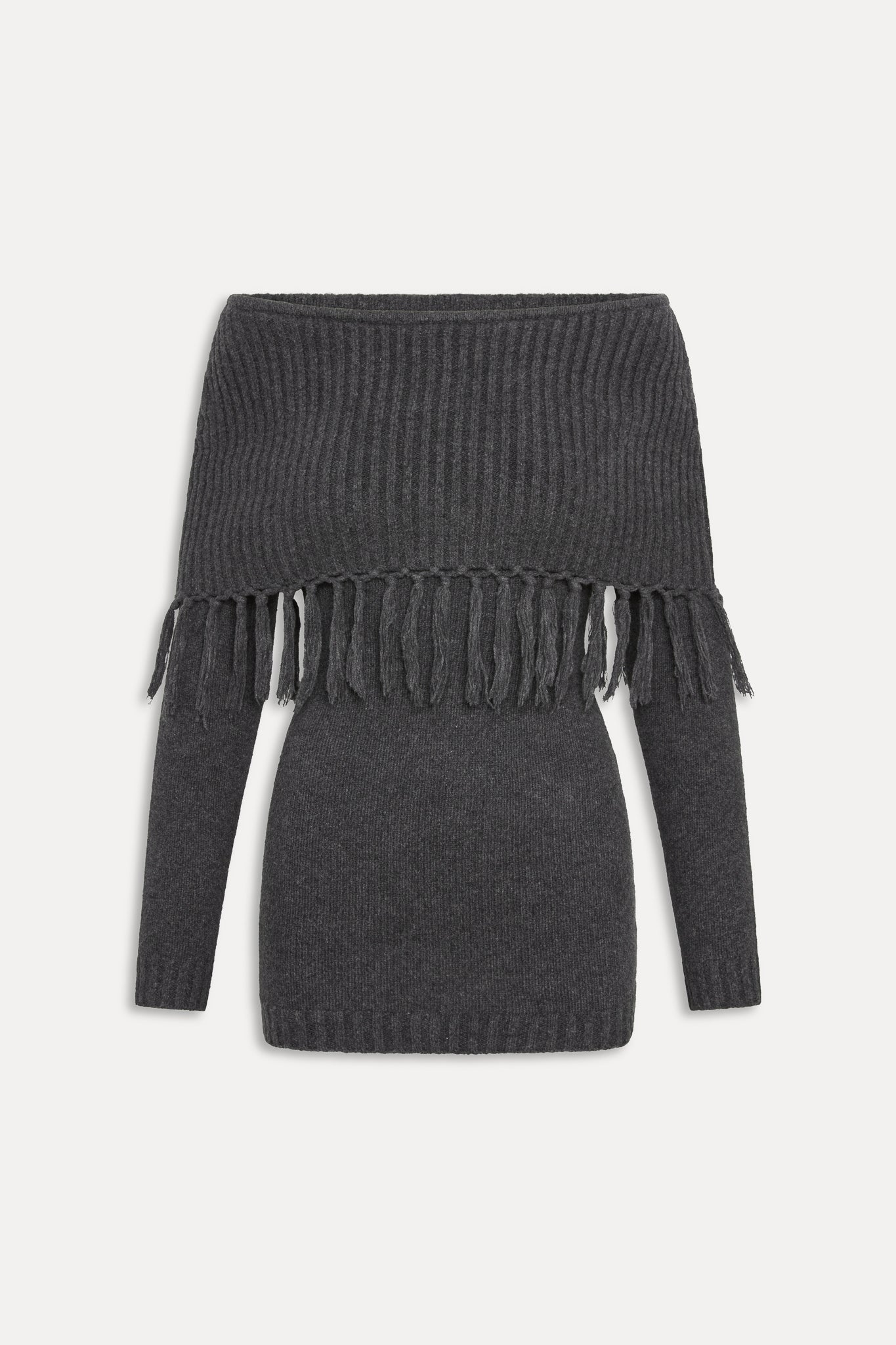 Jane Sweater Mini Dress  Winter Skies