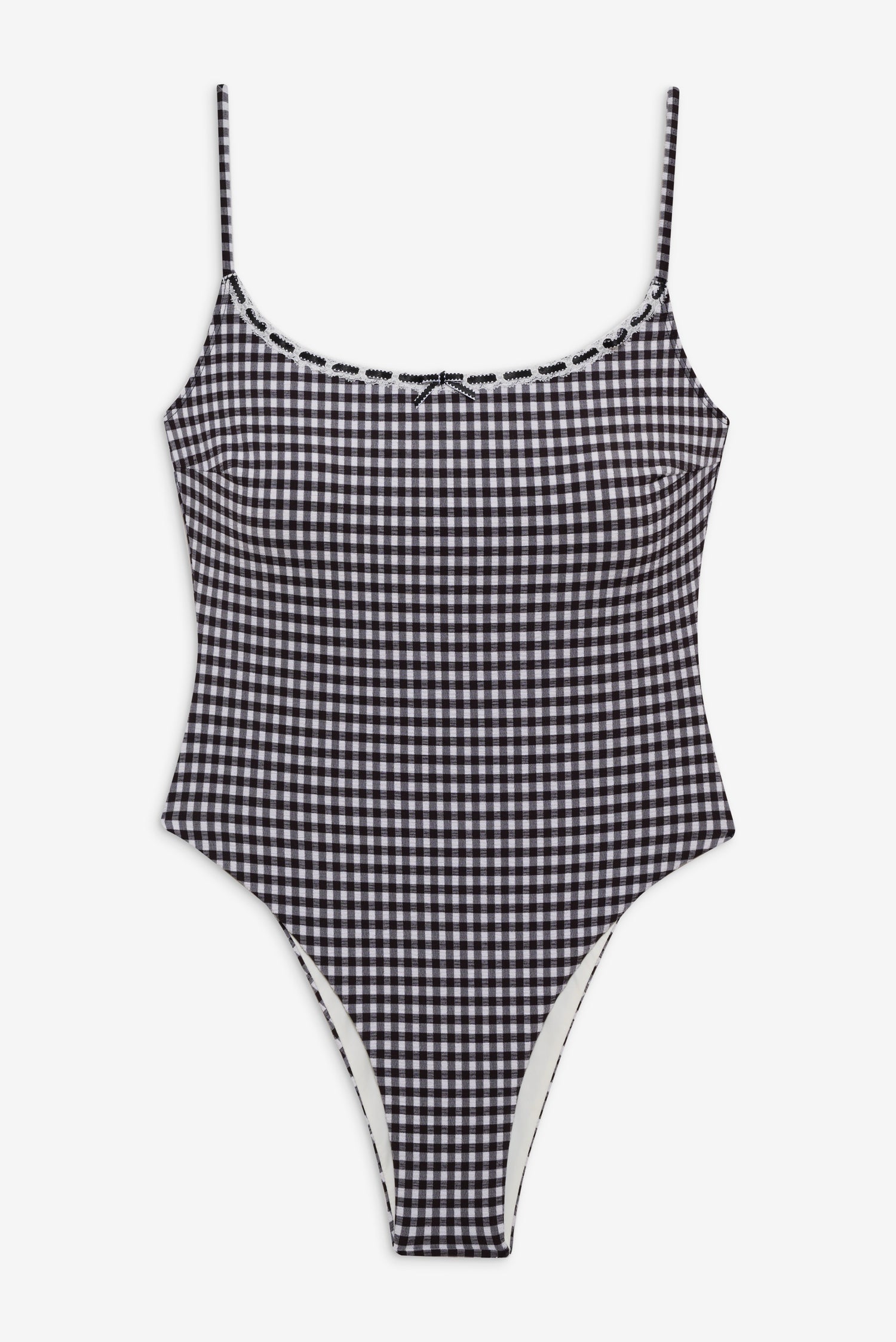 Juliet Cheeky One Piece Swimsuit  Blackberry Gingham