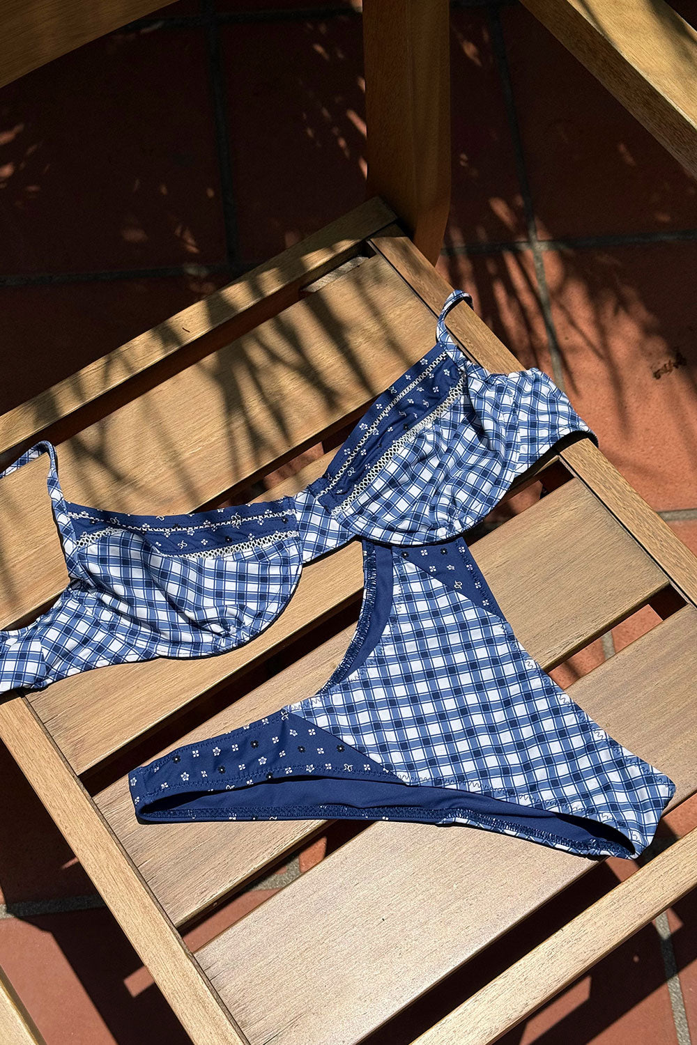 Dove Bikini Bottom - Starry Gingham