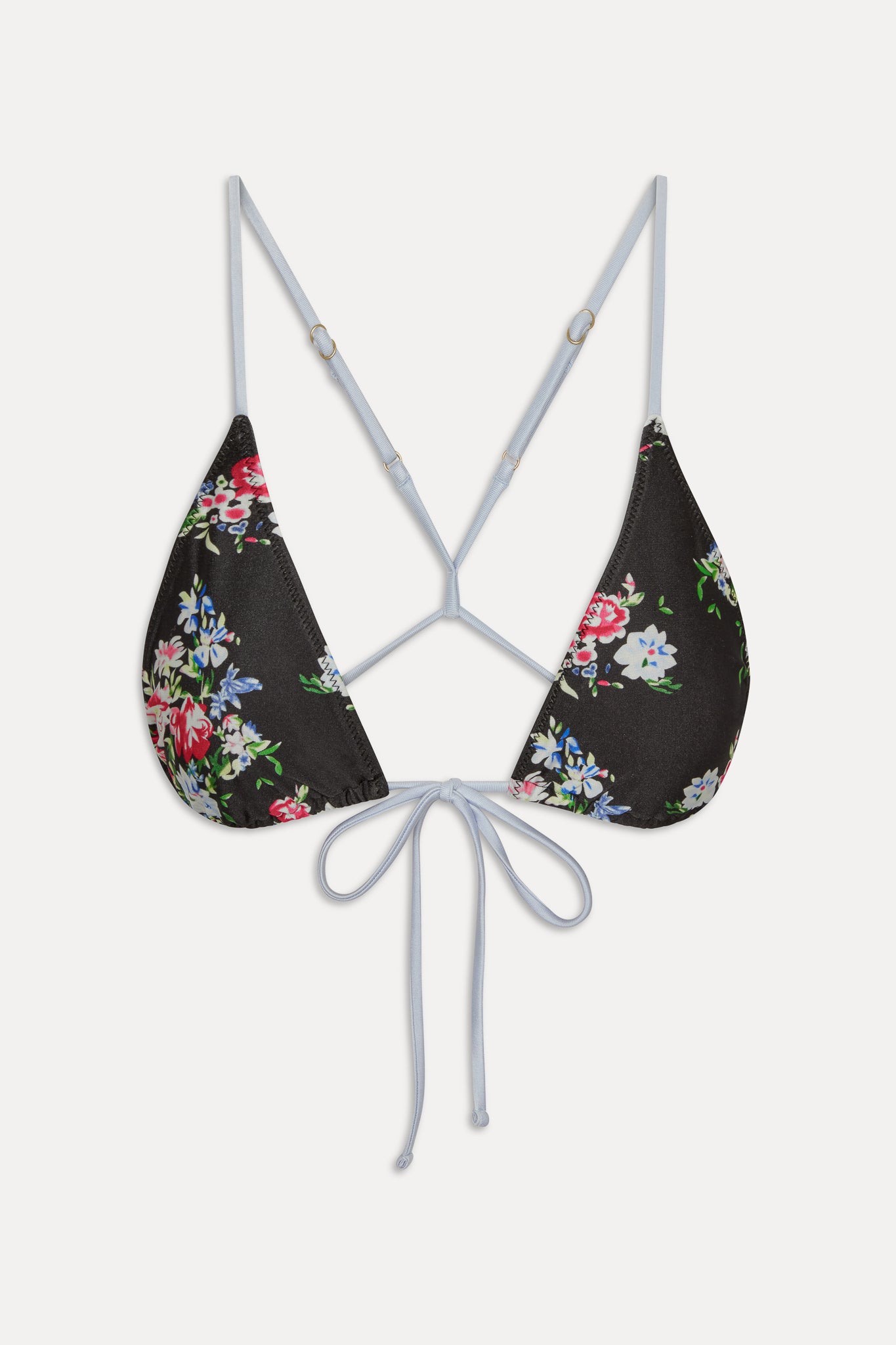 June Micro Shine Bikini Top  Bouquet