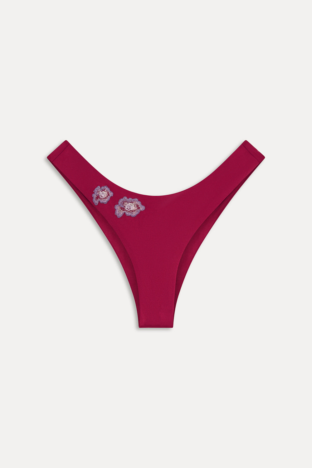 Katarina Satin Cheeky Bikini Bottom  Island Flower