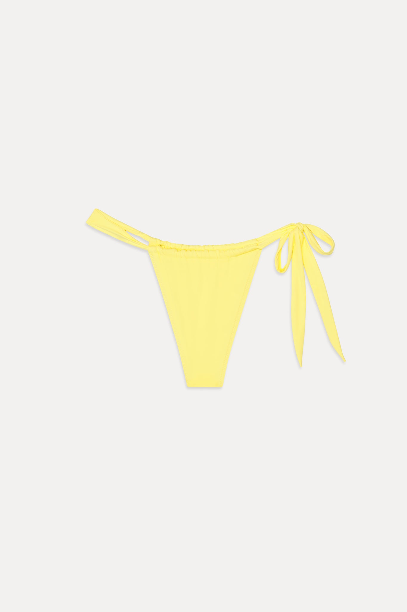 Kealy Tie Side Cheeky Bikini Bottom  Yellow Iris