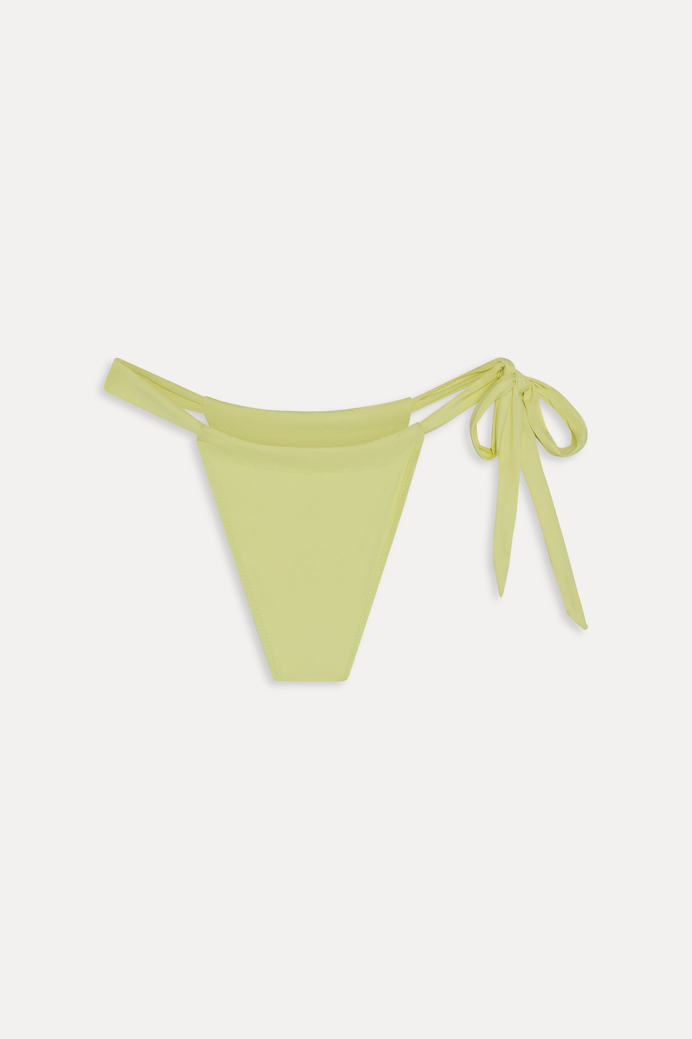Kealy Tie Side Cheeky Bikini Bottom  Yellow Mojito