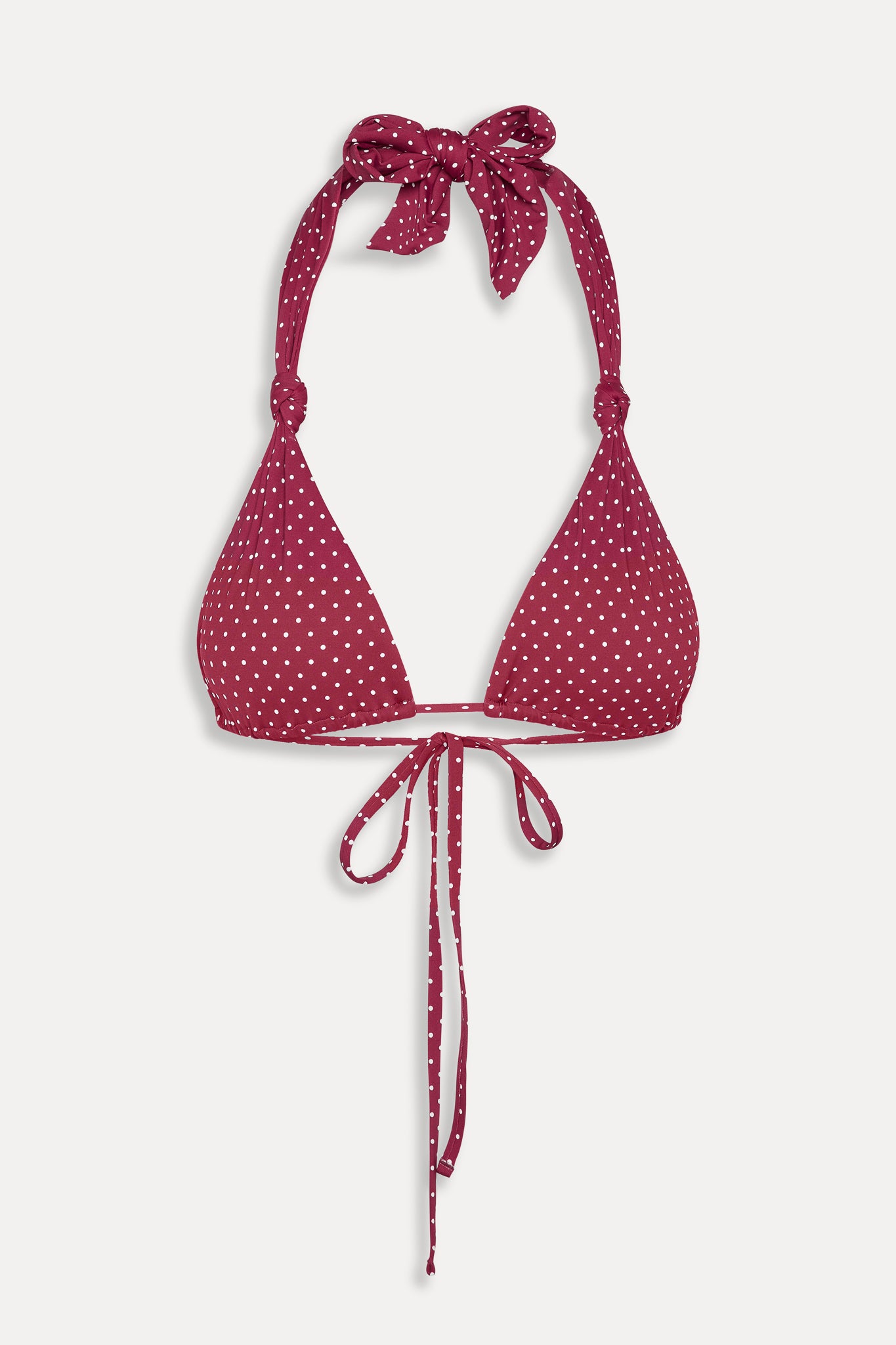 Kealy Polka Dot Bikini Top  Tuscany