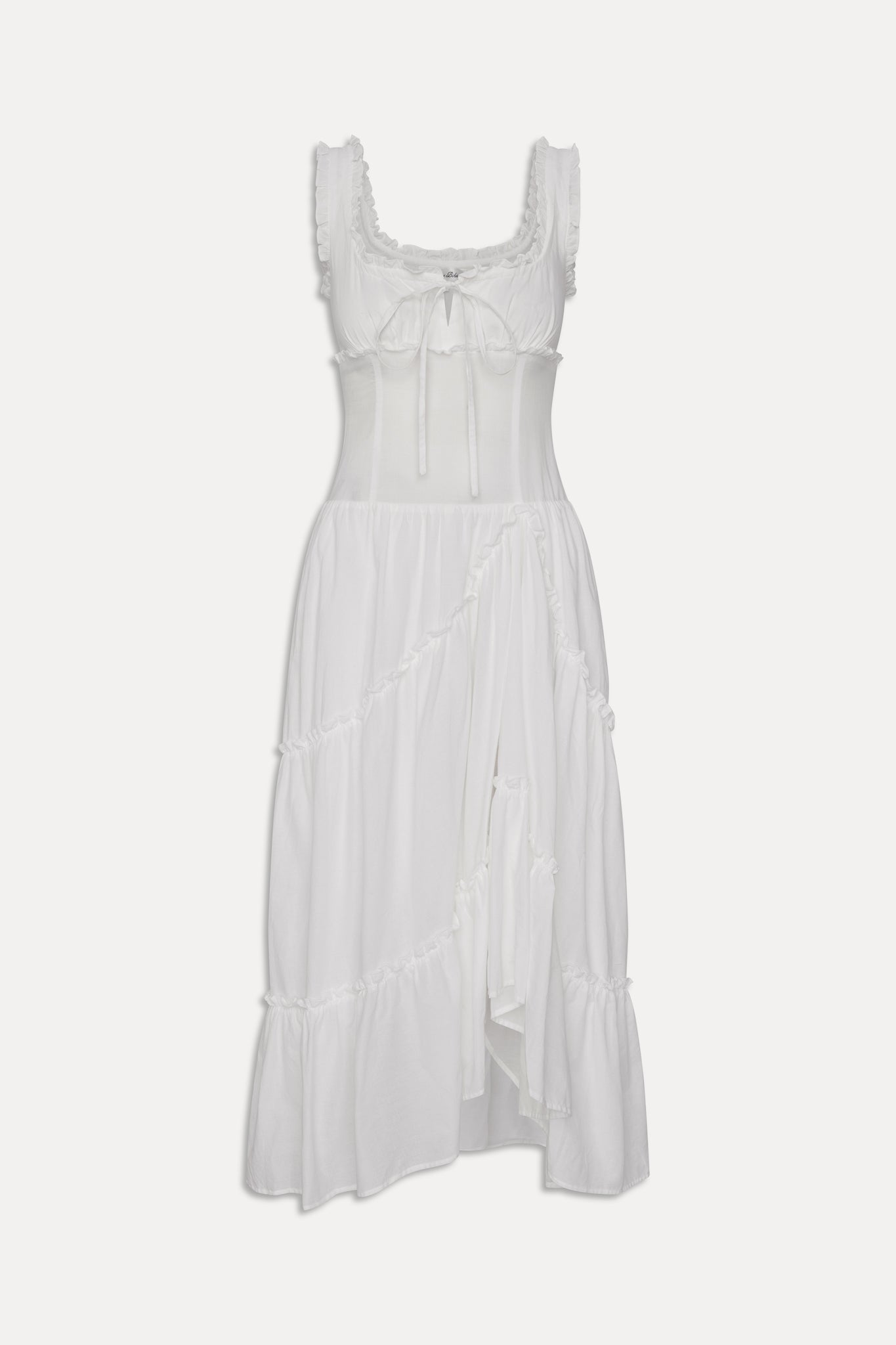 Keepsake Cotton Ruffle Maxi Dress - Daisy White Keepsake Cotton Ruffle Maxi Dress - Daisy White