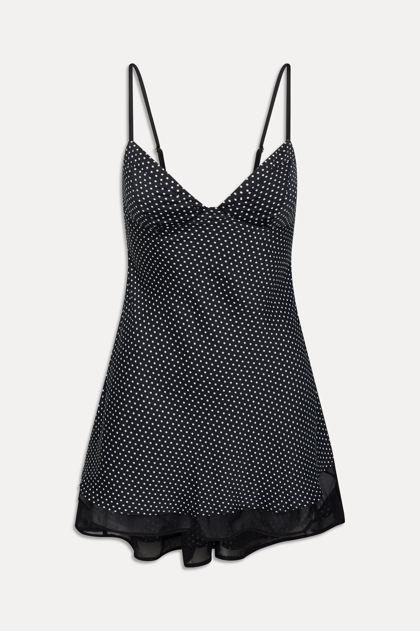 x Khy Kenley Satin Mini Dress  Moonlit Dot