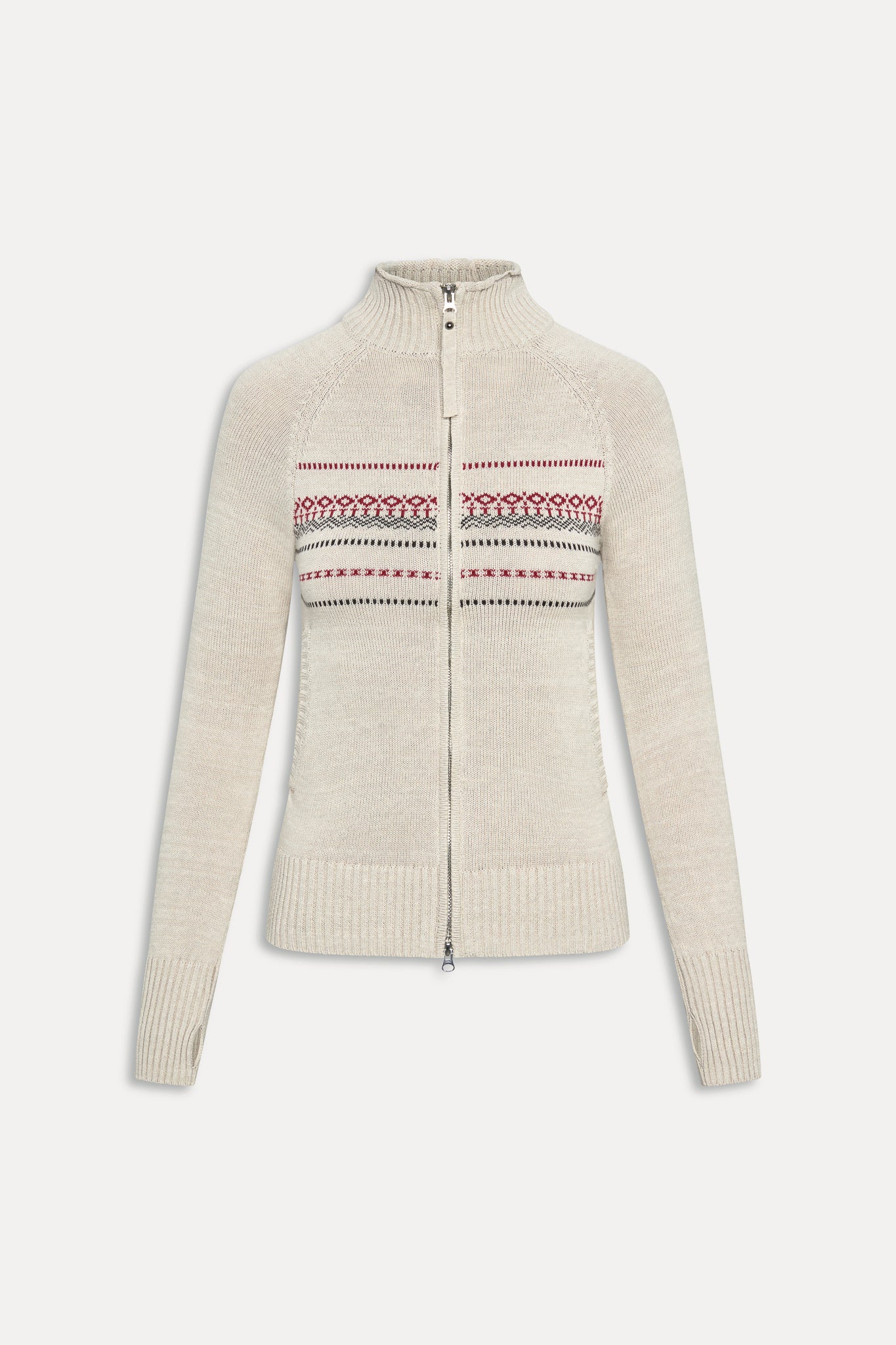 Kingston Cotton Knit Zip Up  Taos
