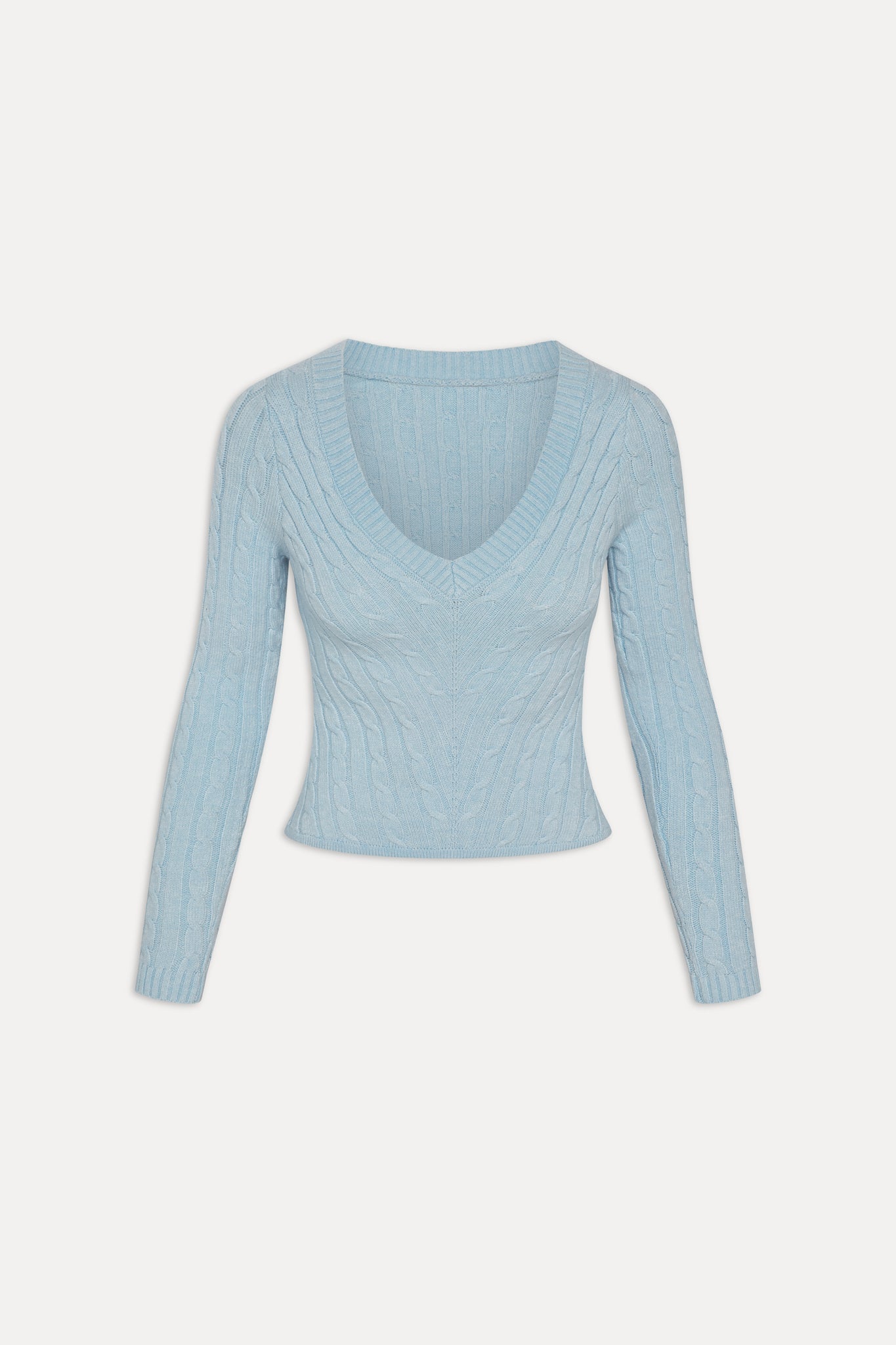Kit V Neck Knit Sweater - Daydream