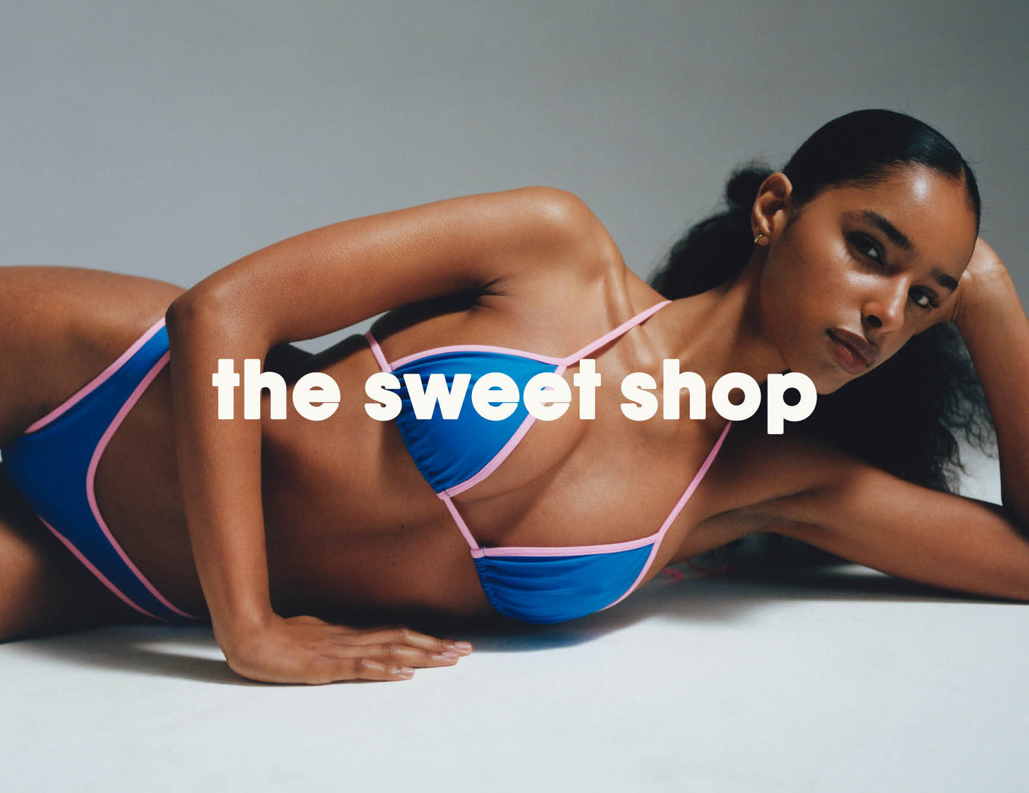 sweet shop landing page image taffy