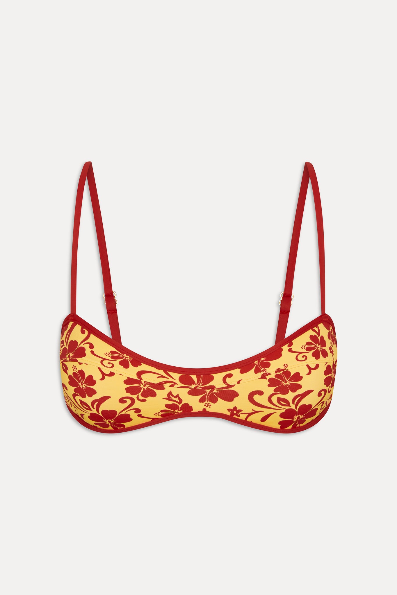 Lane Skimpy Bandeau Bikini Top  Favorite Flower