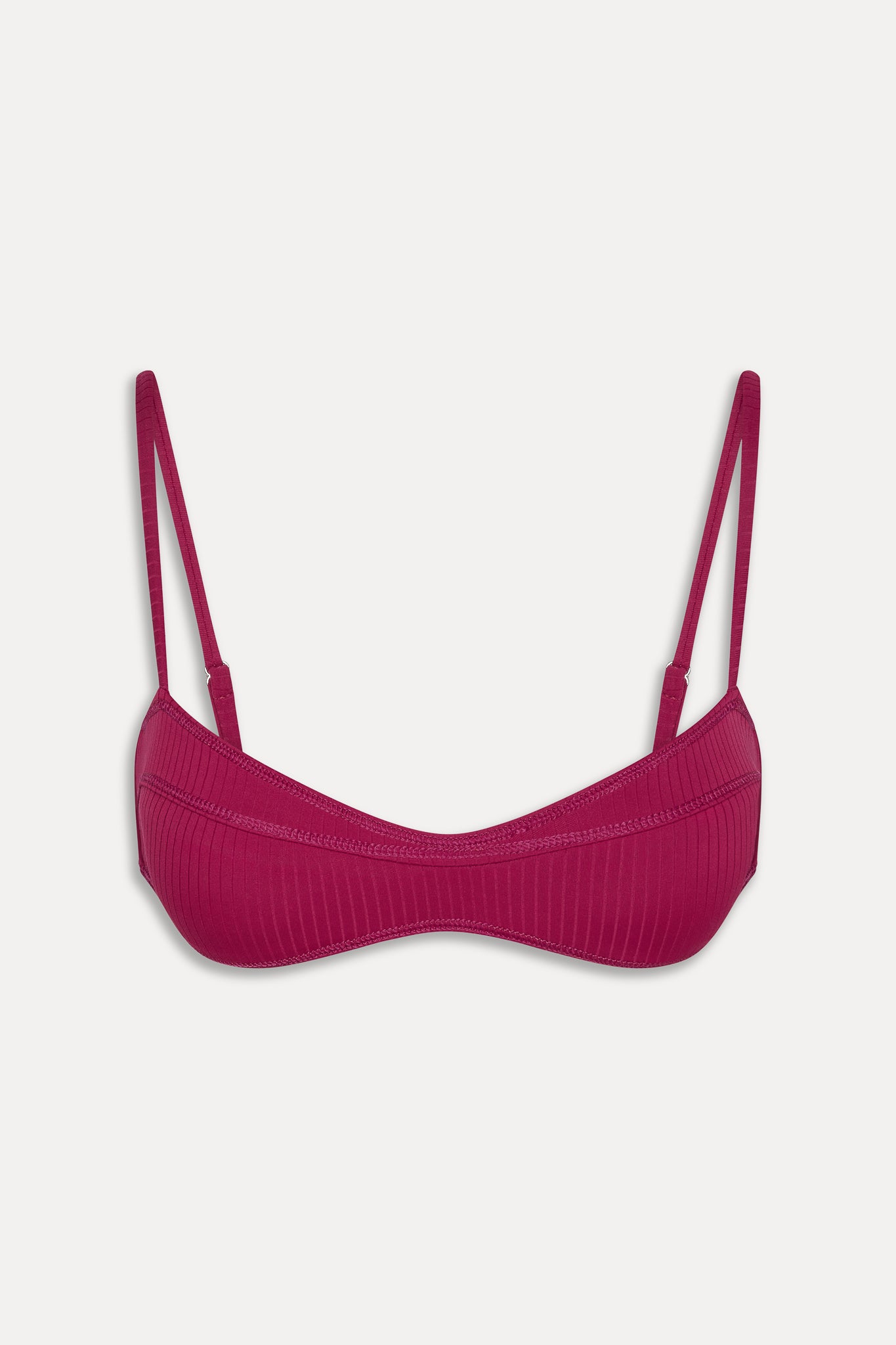 Lane Skimpy Bandeau Bikini Top  Vino