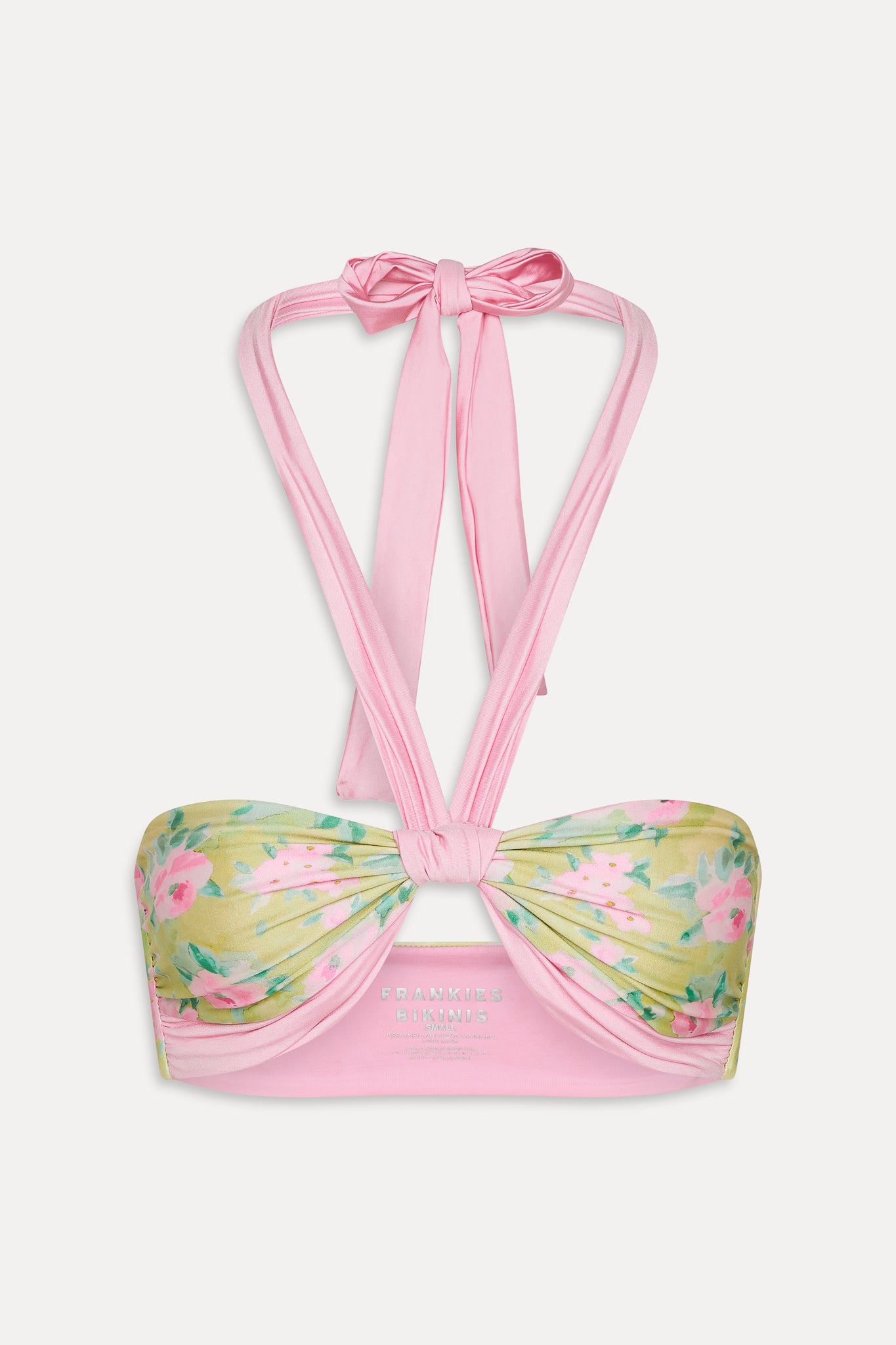 Leah Bandeau Halter Bikini Top  Nymphaea