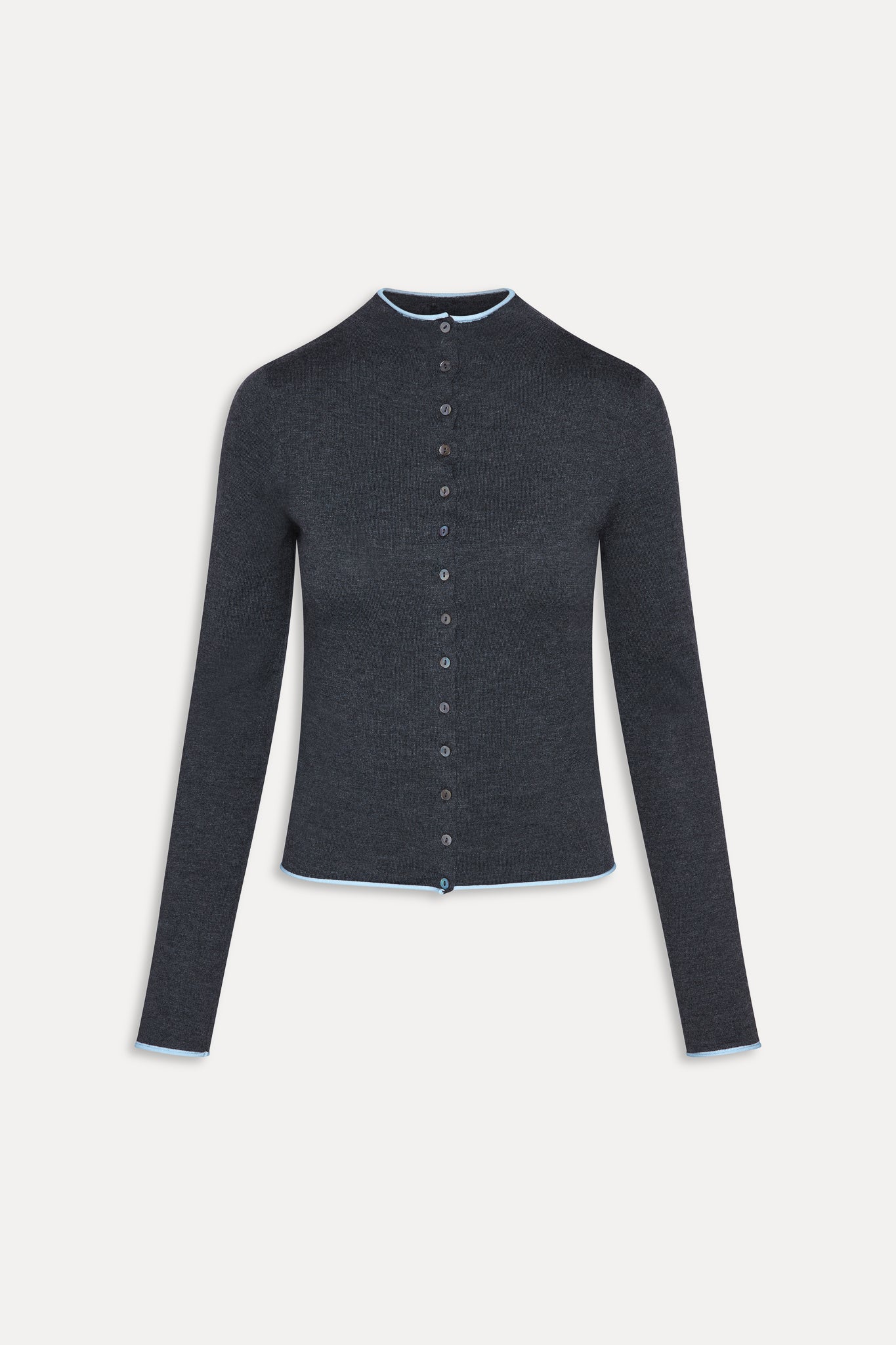 Leo Knit Button Up Cardigan  Stone