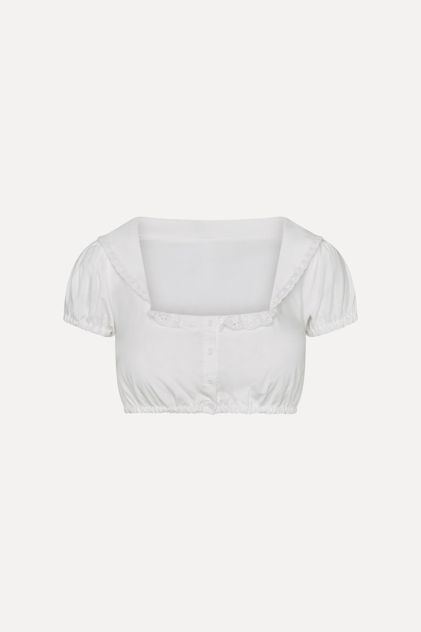 x BELLA HADID Little Miss Top  White