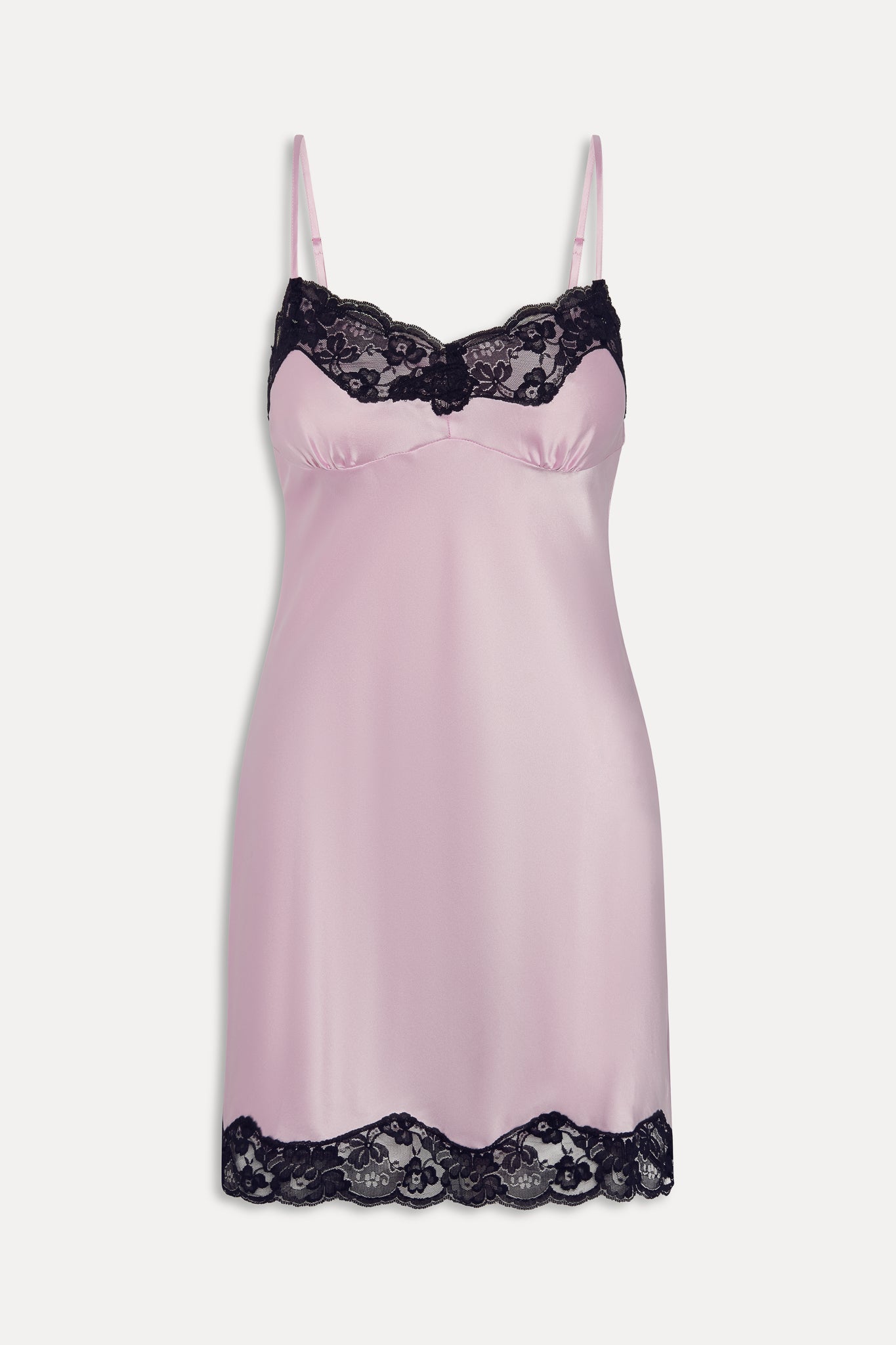 x Devon Lee Carlson Liz Silk Slip Dress  Ballerina