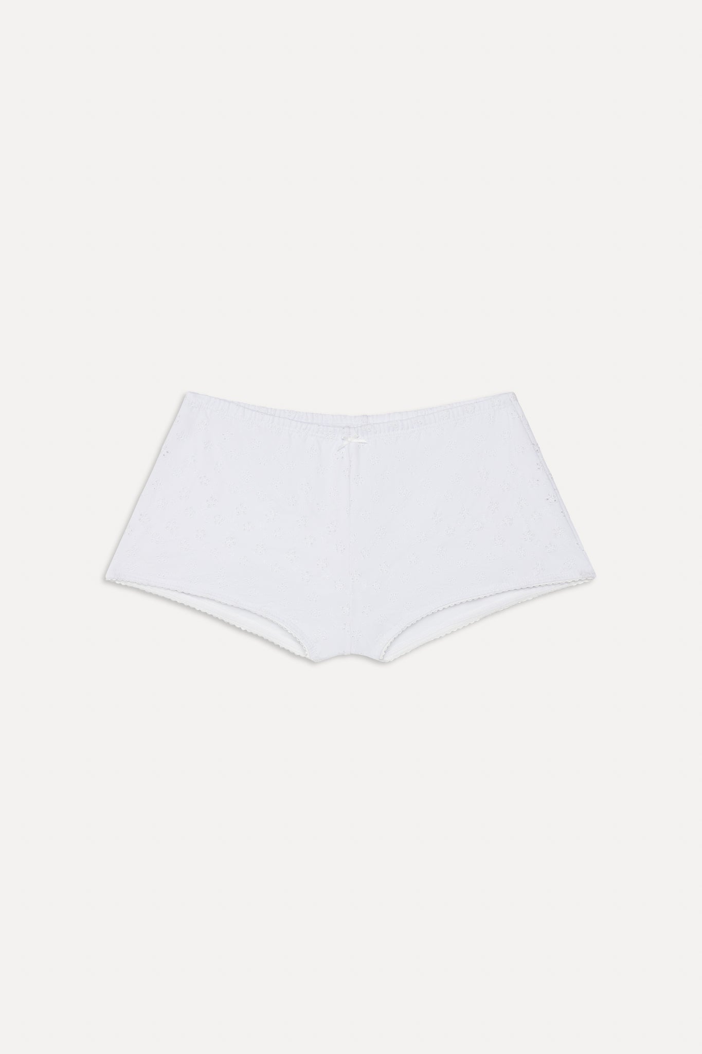 Logan Eyelet Swim Shorts  Spring Cloud