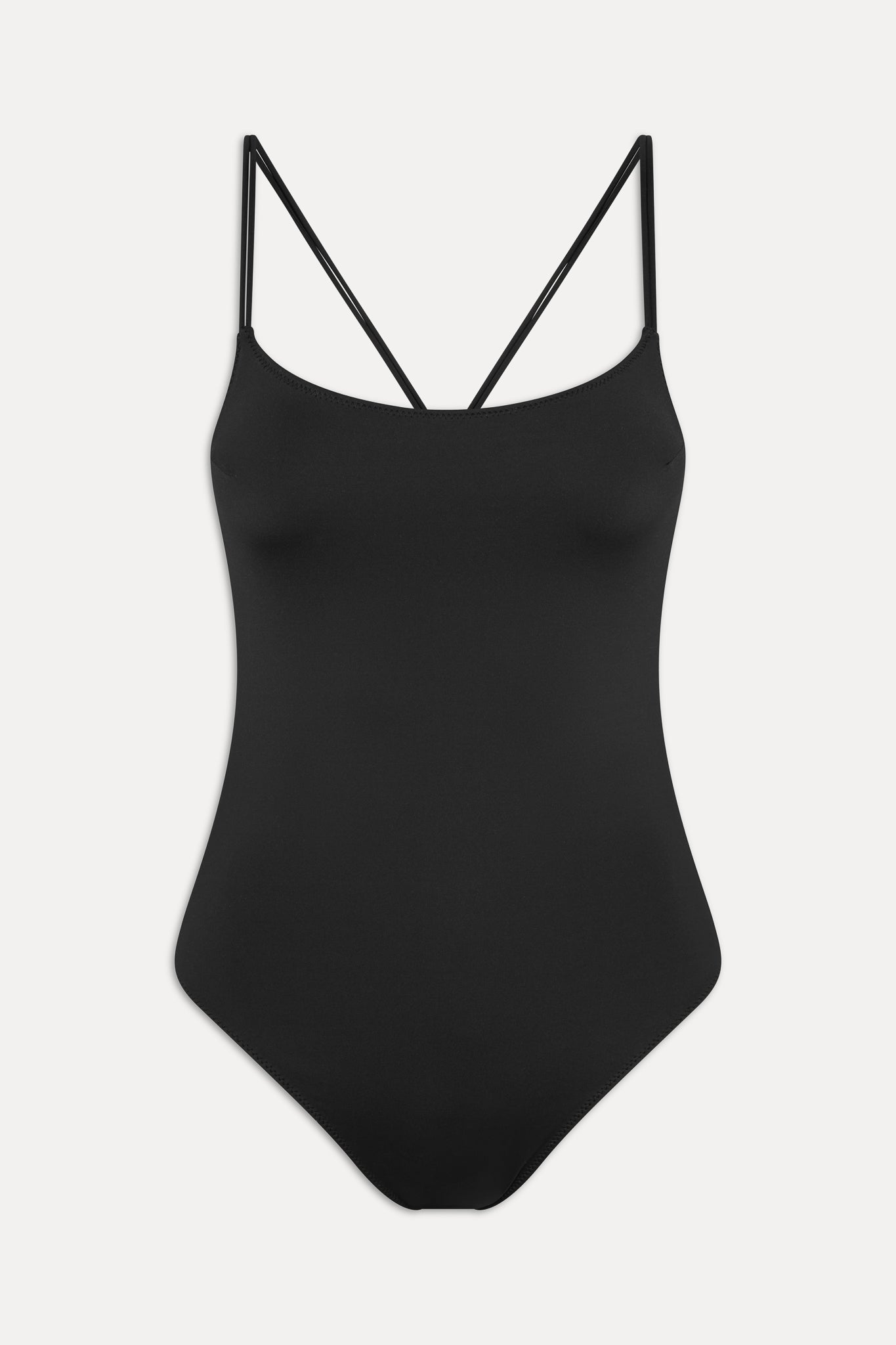 x JENNIE Lotus One Piece Swimsuit  Black