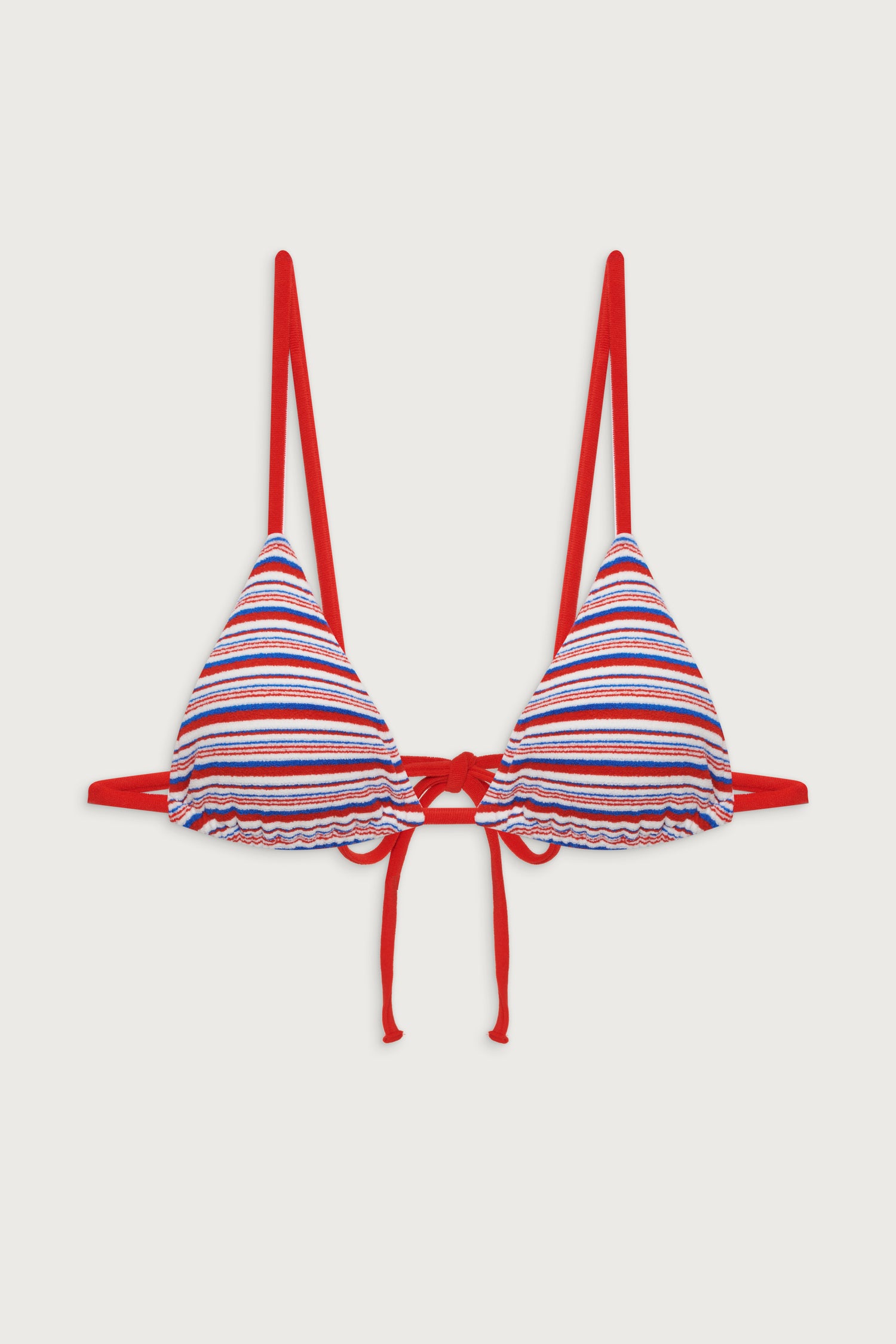 Lumia Terry Triangle Bikini Top  American Summer