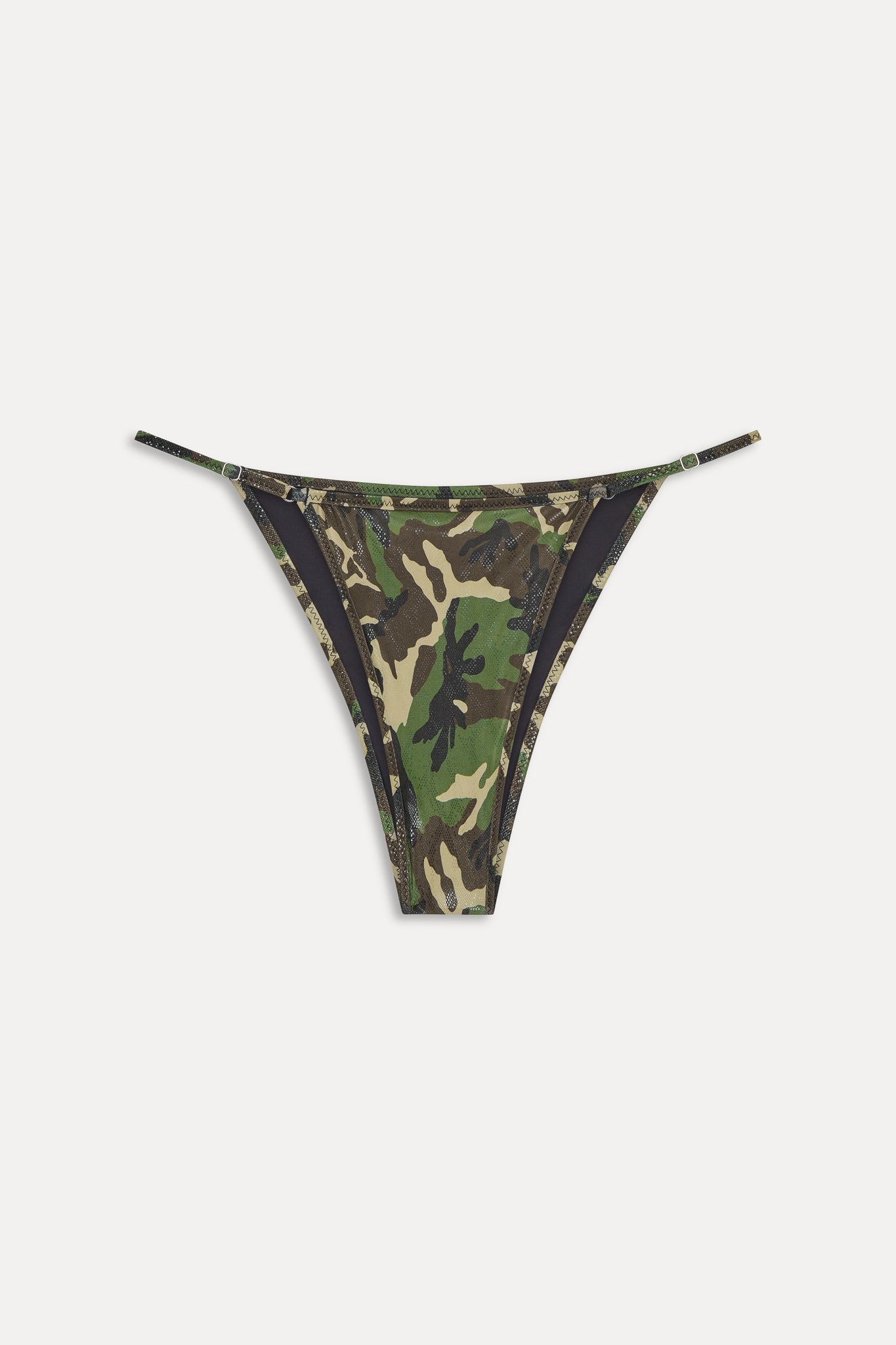x KHY Luna Foil Bikini Bottom  Camo