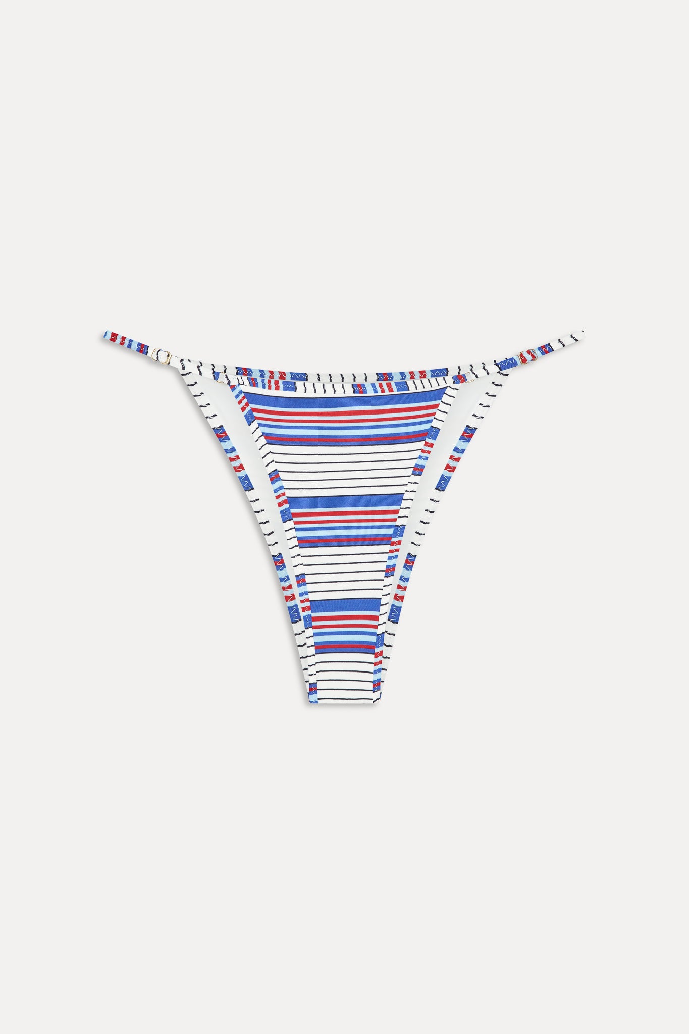 Luna Striped Bikini Bottom  St. Tropez Stripe