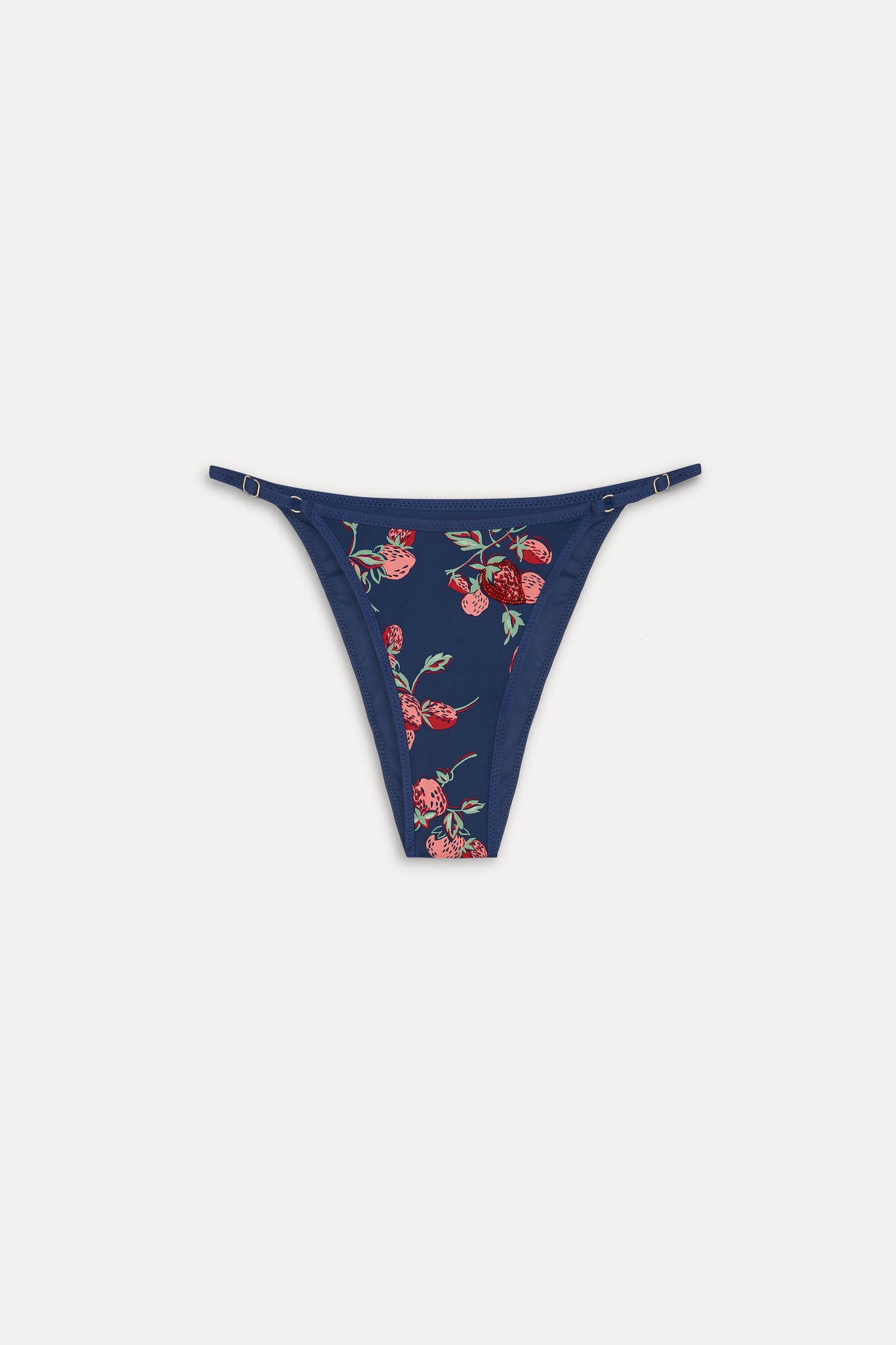 Luna Beaded Bikini Bottom  Strawberry Patch