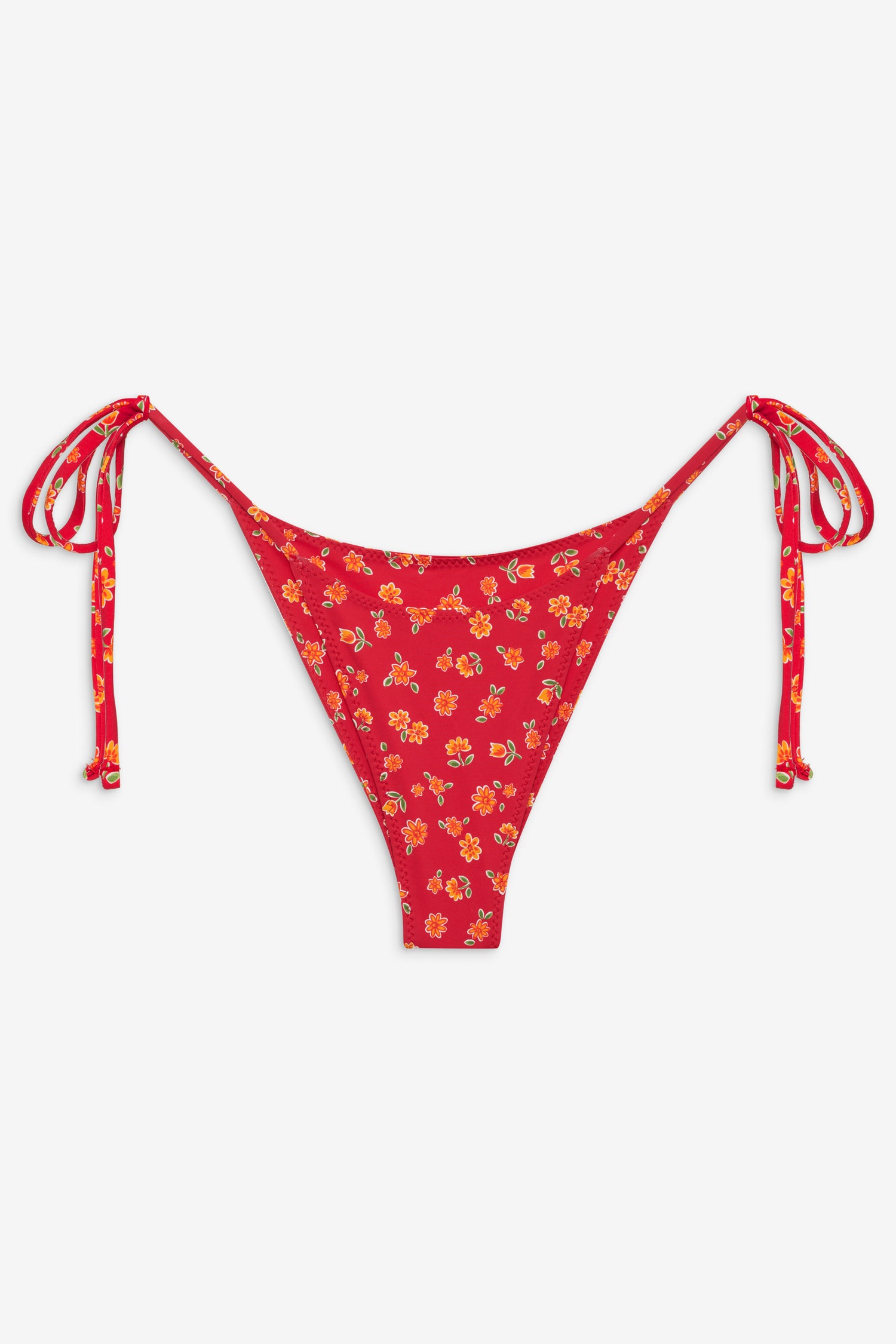 Mackenzie Floral String Bikini Bottom  Summer Flower