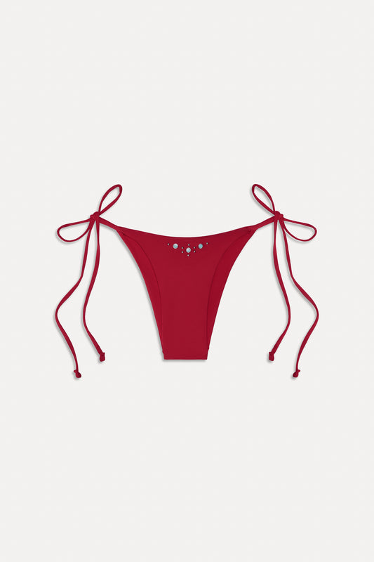 x BELLA HADID Mackenzie String Bikini Bottom Valentine by Frankies Bikinis 