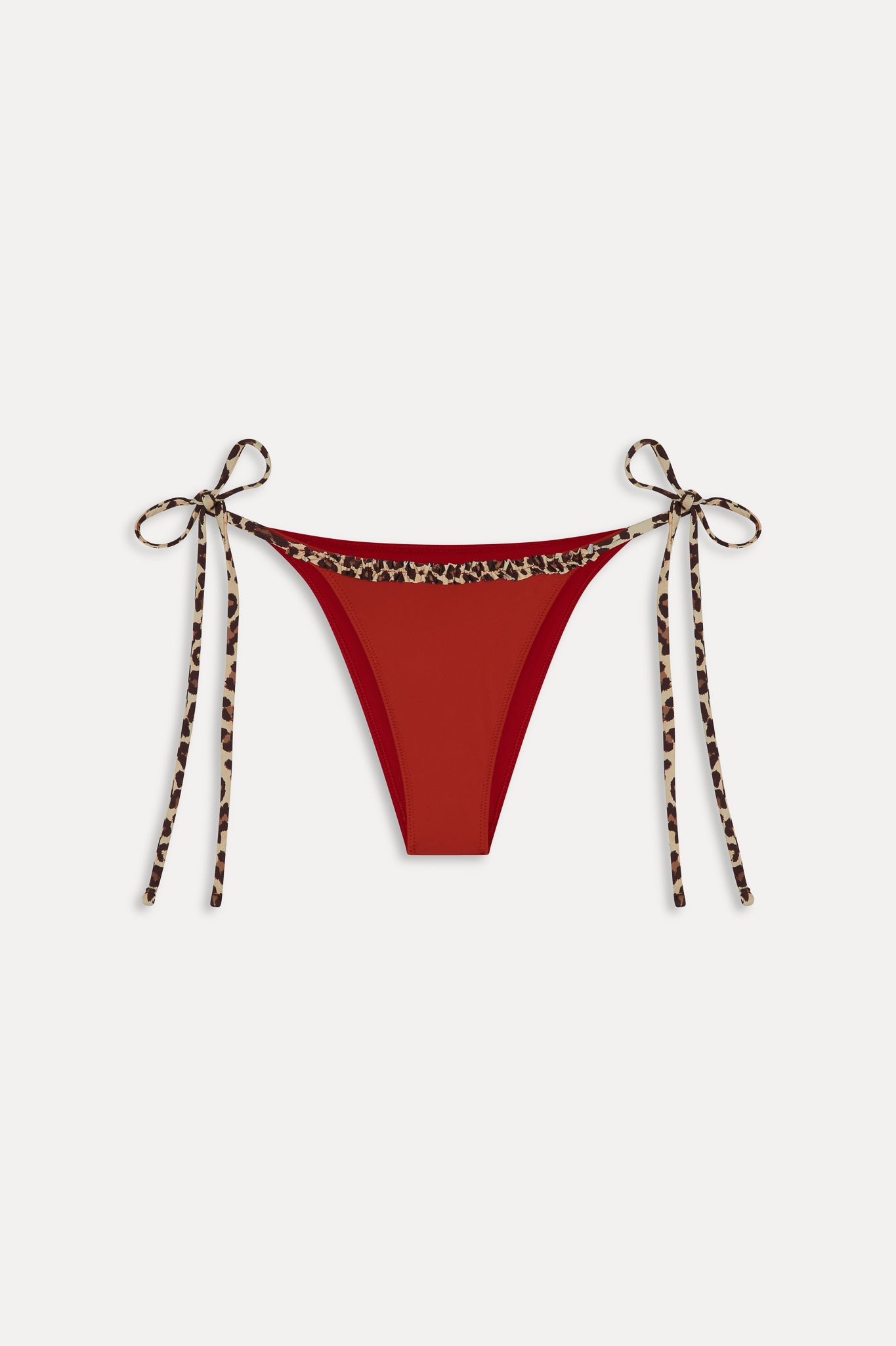 Mackenzie Ruffle Cheeky Bikini Bottom  Valentine