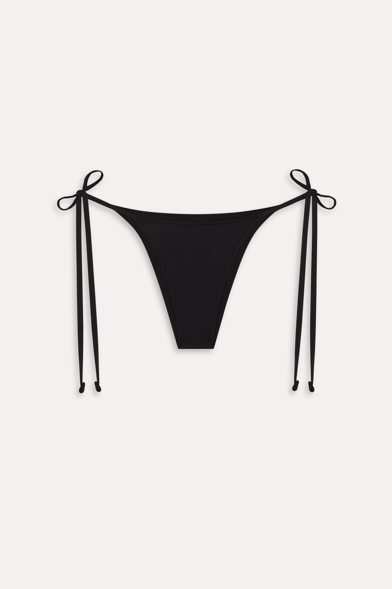 Mackenzie Cheeky String Bikini Bottom  Black
